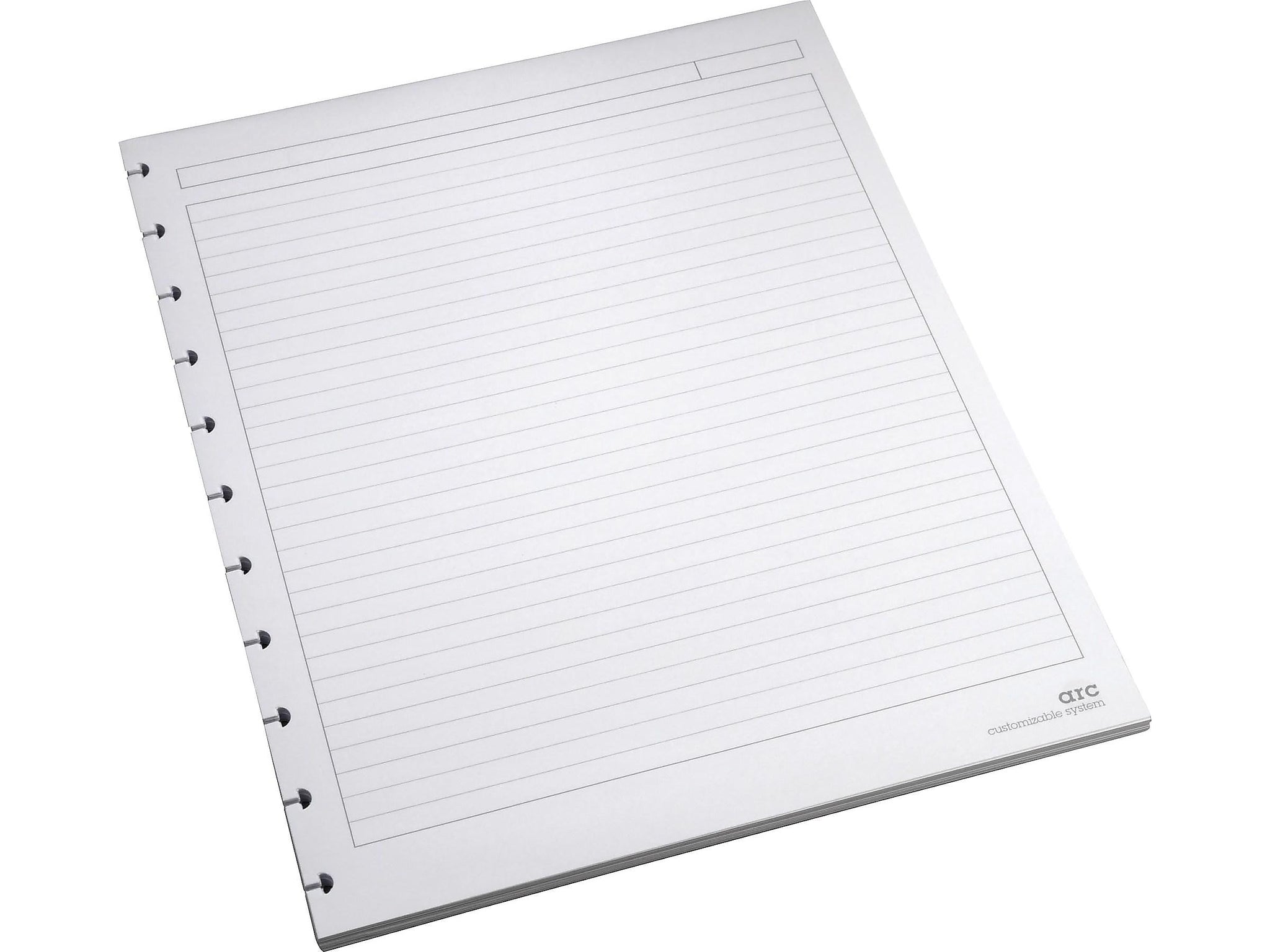 Staples Premium Arc Notebook System Refill Paper, 8.5