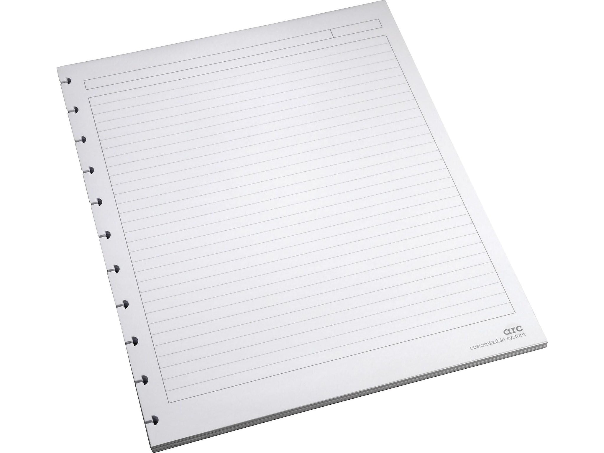 Staples Premium Arc Notebook System Refill Paper, 8.5