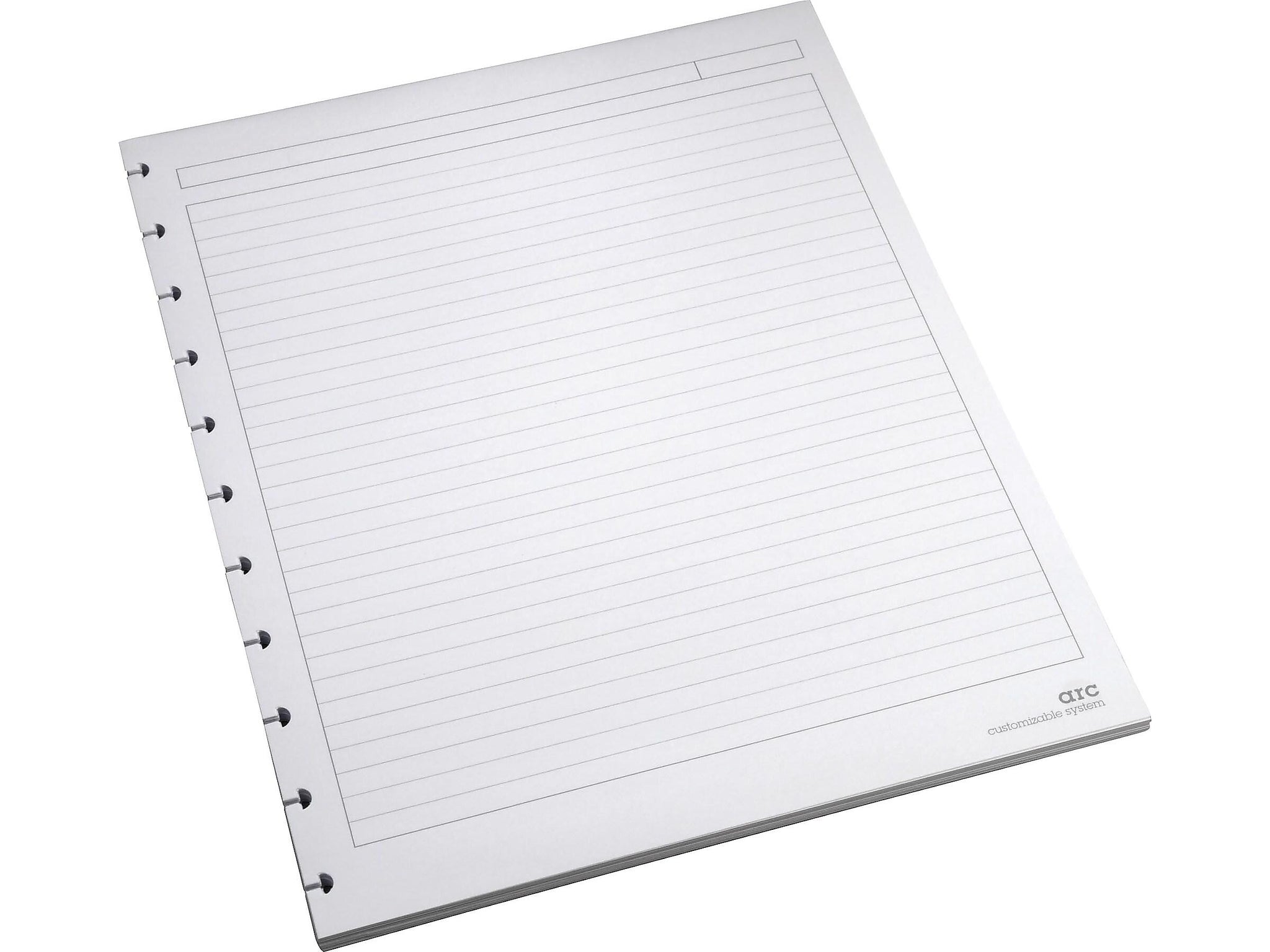 Staples Premium Arc Notebook System Refill Paper, 8.5