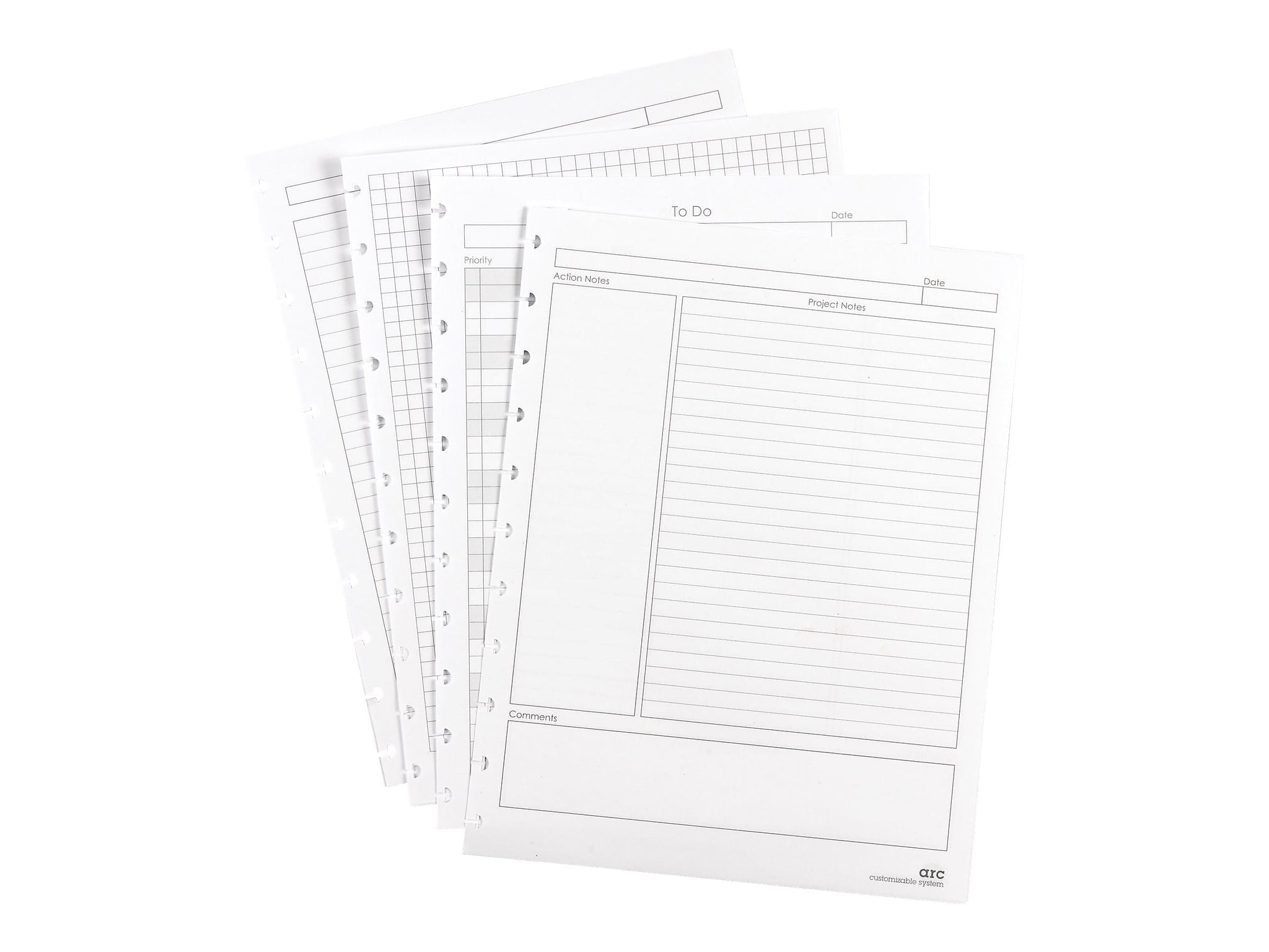 Staples Premium Arc Notebook System Refill Paper, 8.5