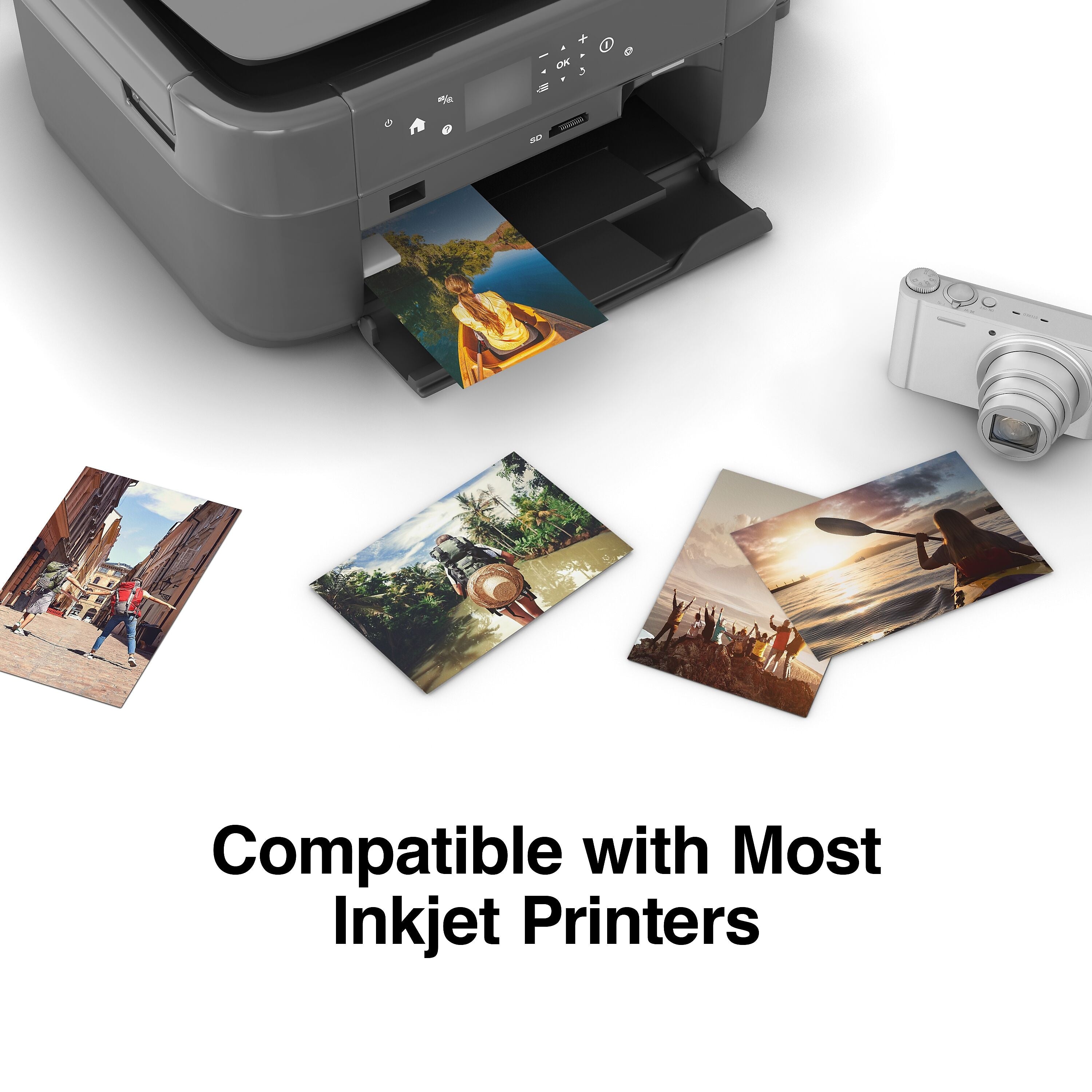 Staples Premium Glossy Photo Paper, 4