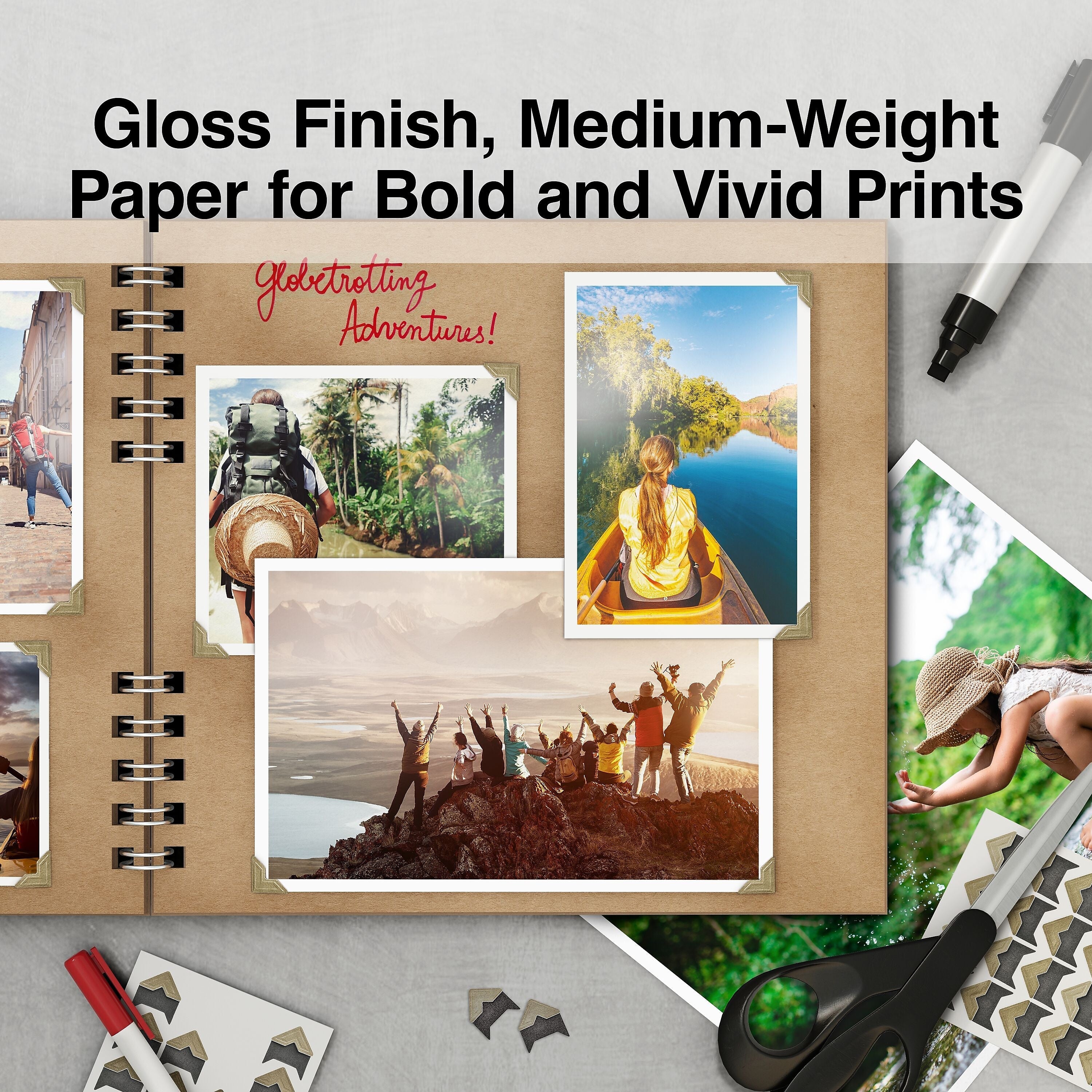 Staples Premium Glossy Photo Paper, 4