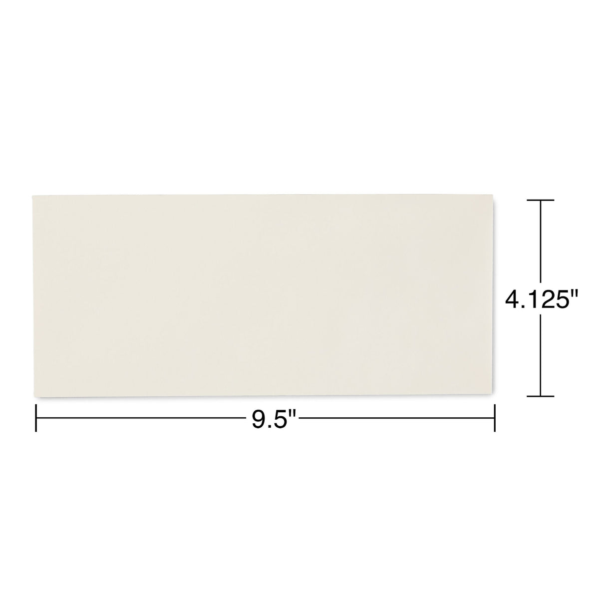 Staples Premium Gummed #10 Business Envelopes, 4 1/8" x 9 1/2", Ivory, 500/Box