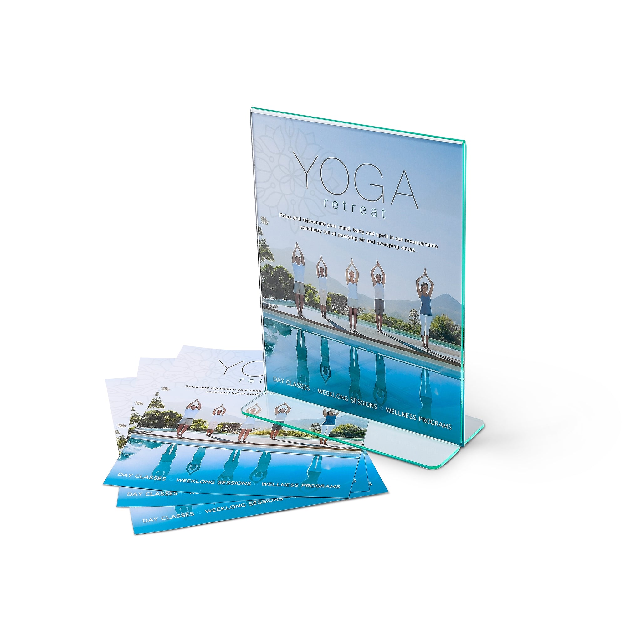 Staples Premium Vertical Sign Holder, 8.5