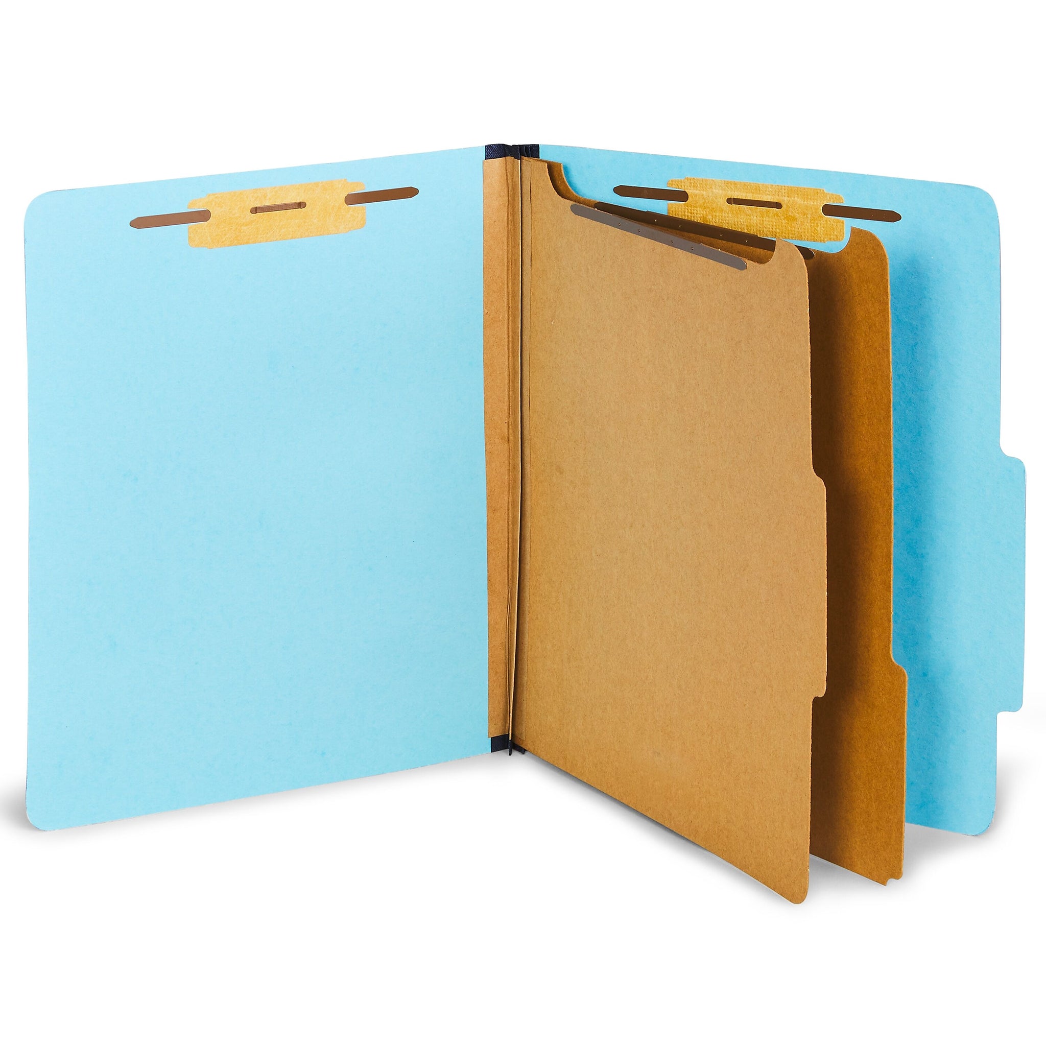 Staples® Pressboard Classification Folder, 2-Dividers, 2 1/2