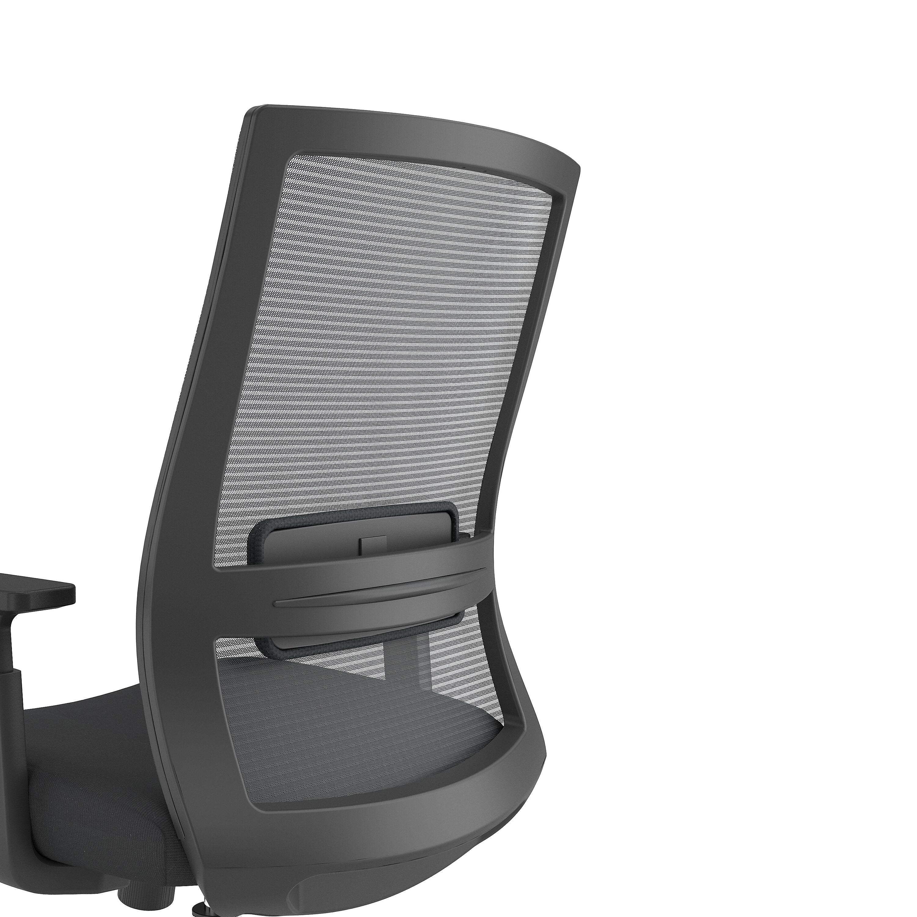 Staples Prestige Marrett Ergonomic Fabric Swivel Task Chair, Black