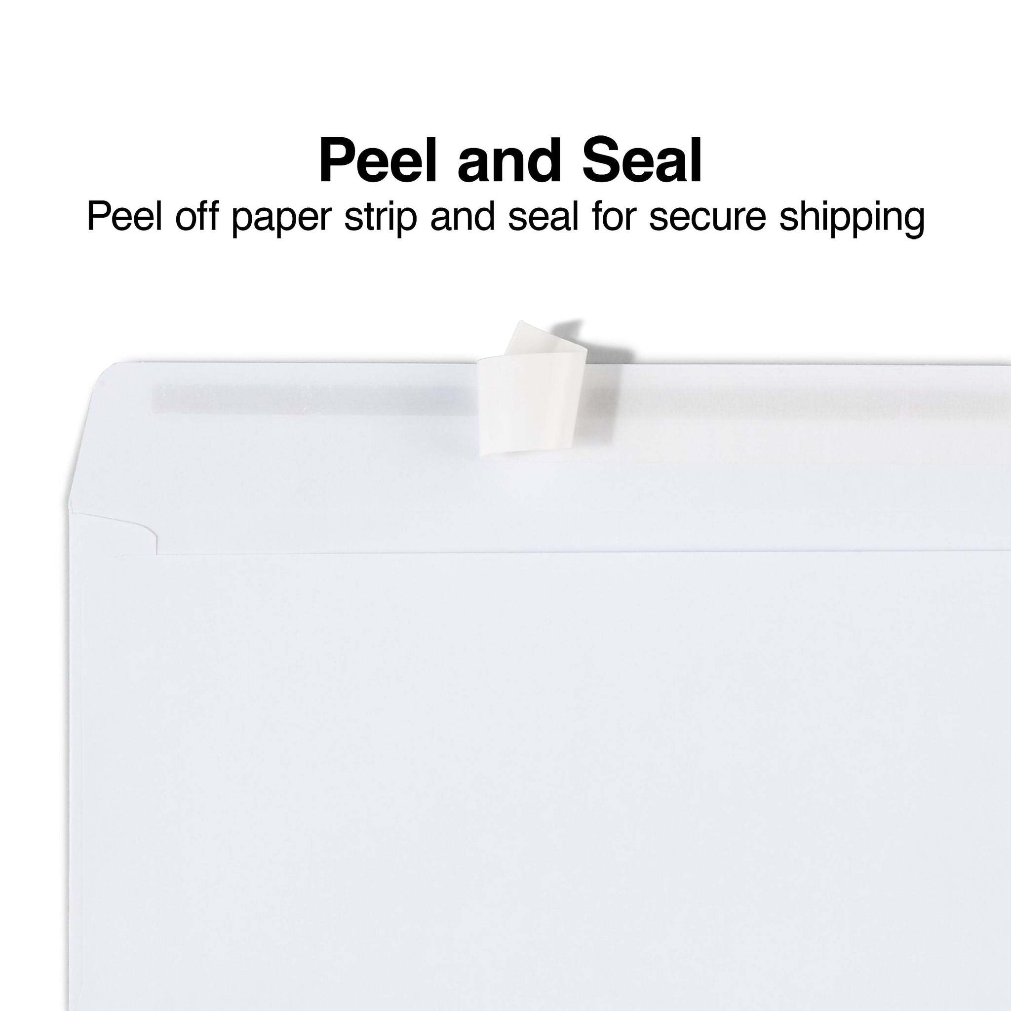 Staples QuickStrip EasyClose #10 Business Envelopes, 4 1/8