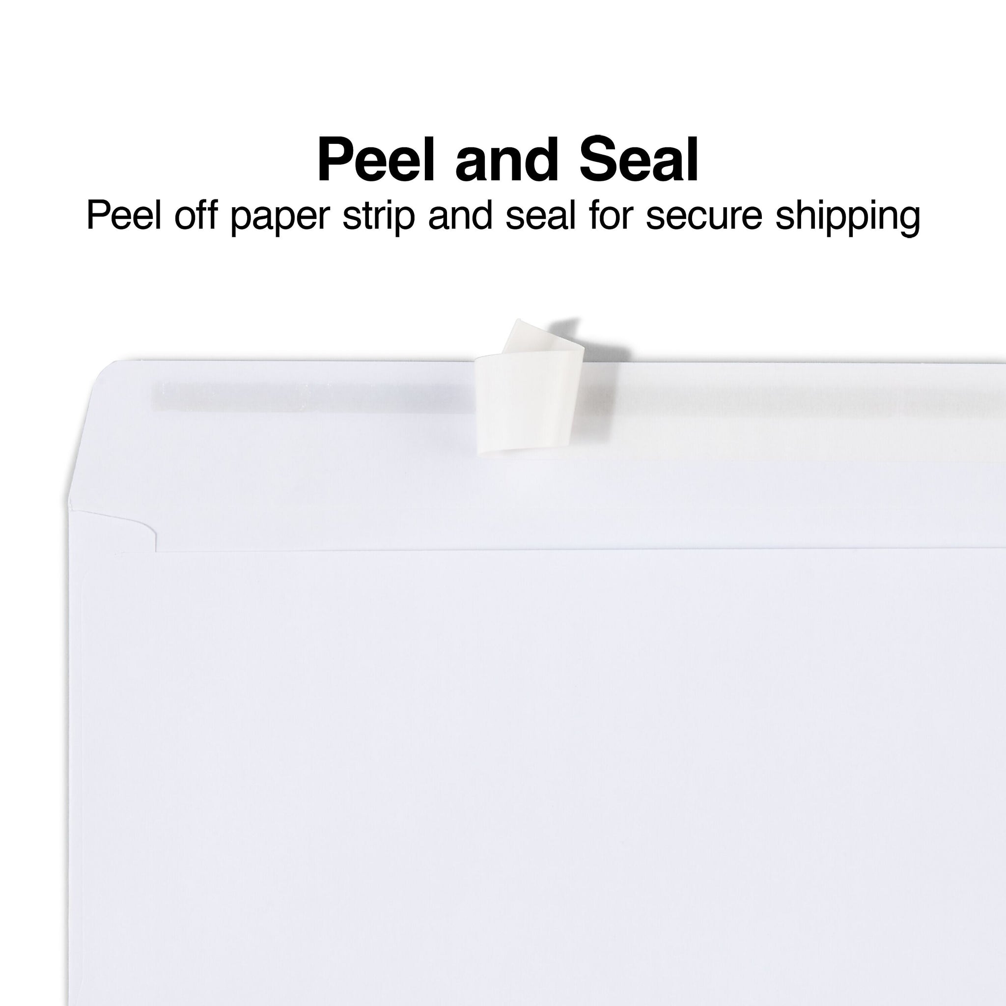 Staples QuickStrip EasyClose #10 Business Envelopes, 4 1/8