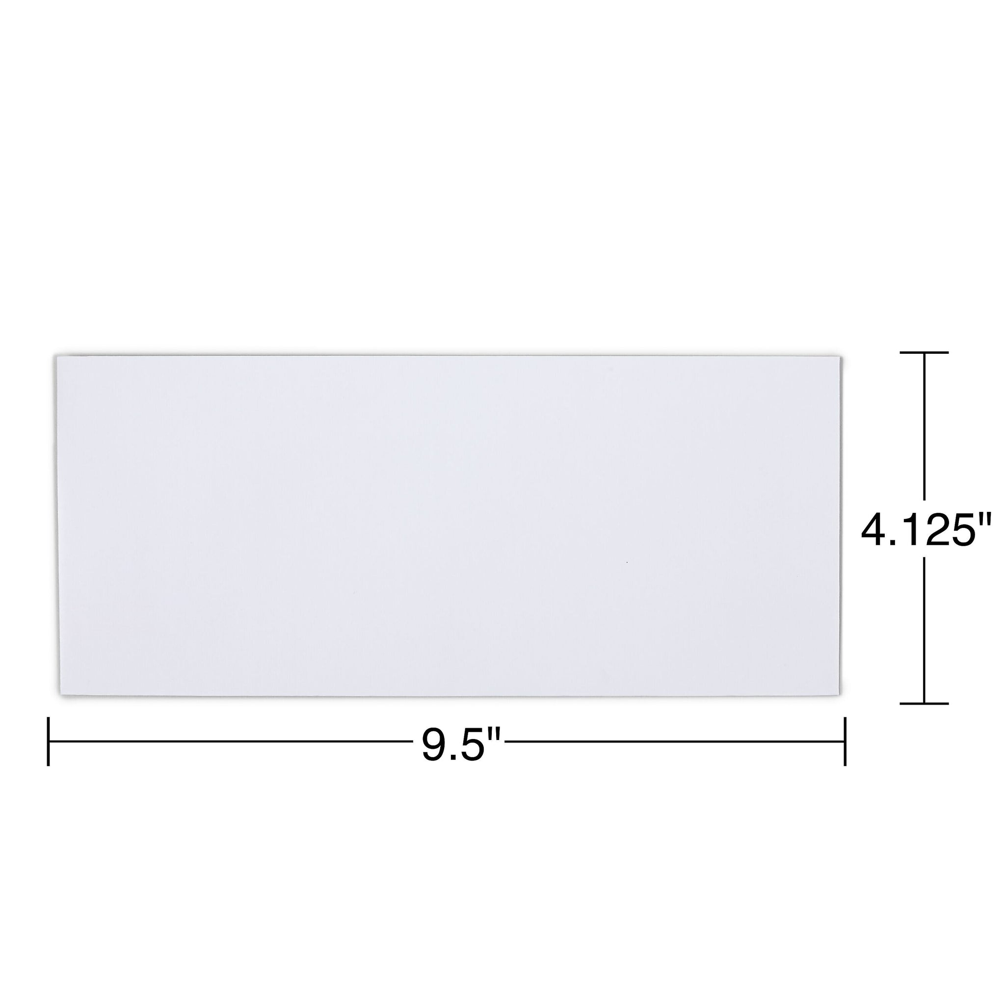Staples QuickStrip EasyClose #10 Business Envelopes, 4 1/8