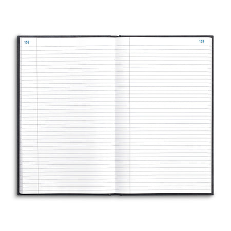 Staples Record Book, 7.25"W x 11.75"H, Blue Marble, 300 Sheets/Book