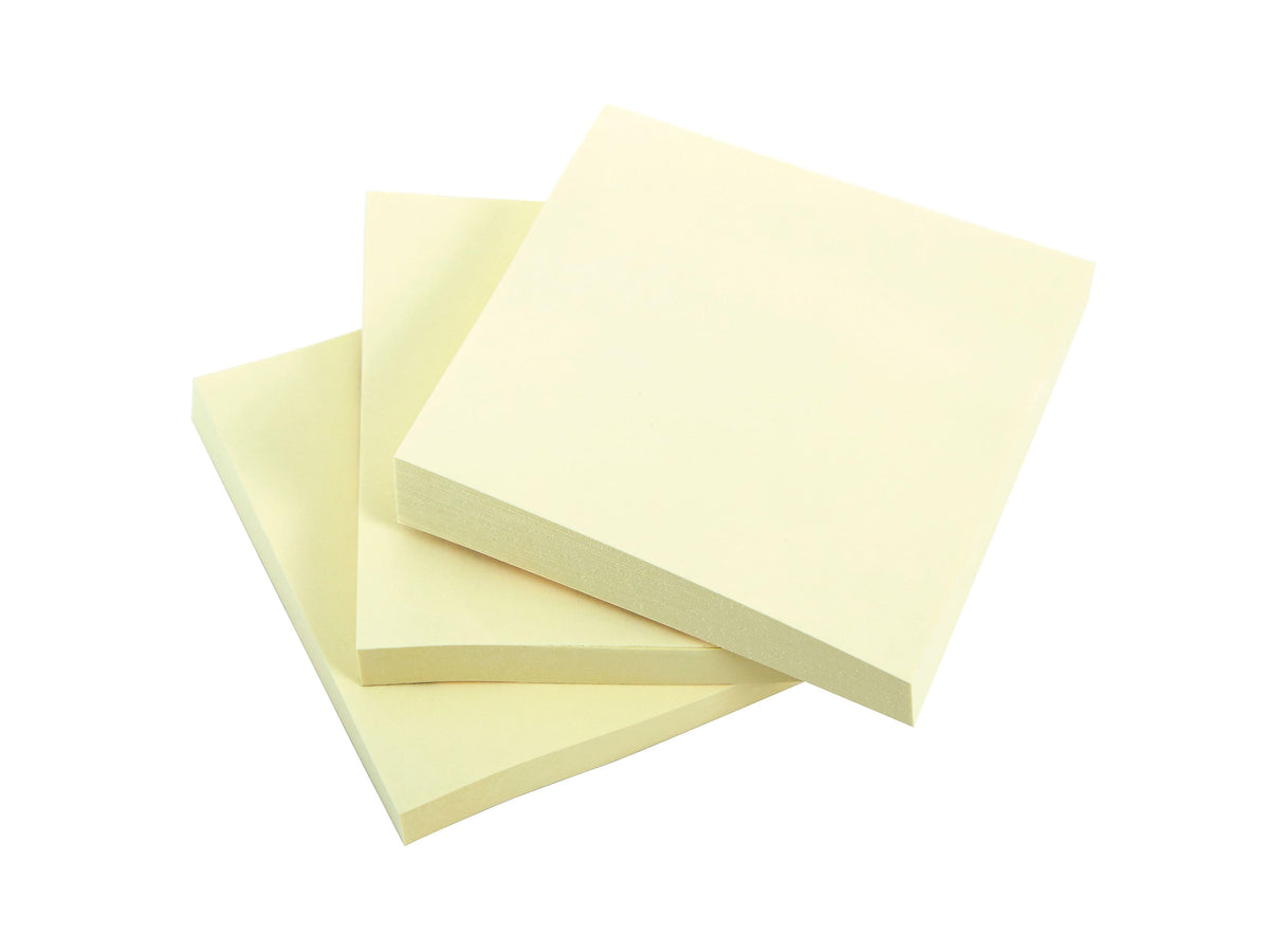 Staples® Recycled Notes, 3" x 3", Sunshine Collection, 100 Sheet/Pad, 18 Pads/Pack