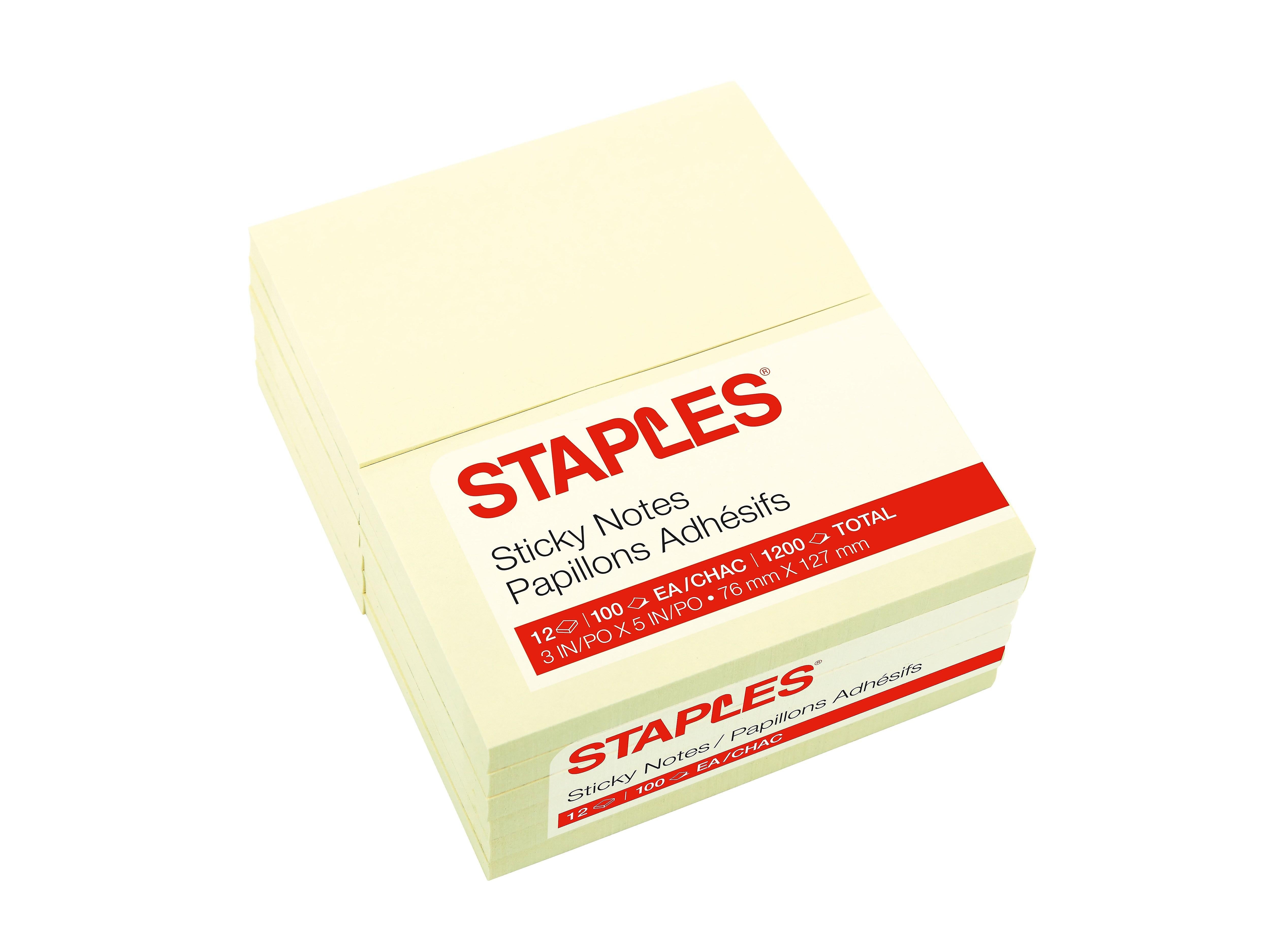 Staples® Recycled Notes, 3