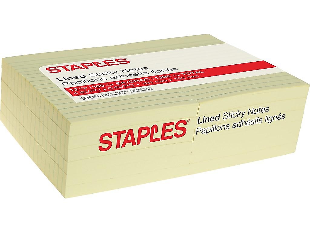 Staples® Recycled Notes, 4