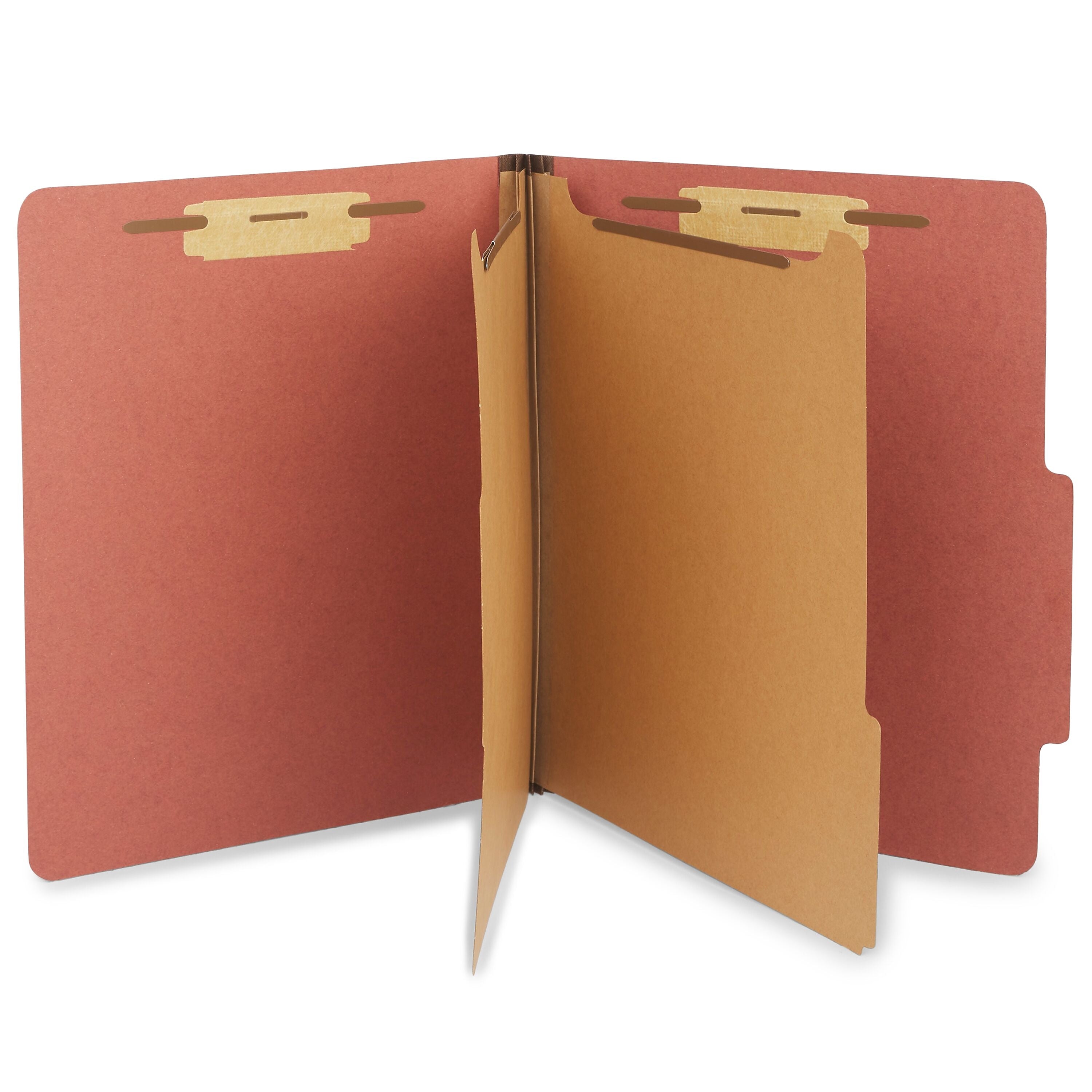 Staples® Recycled Pressboard Classification Folder, 2-Dividers, 2 1/2
