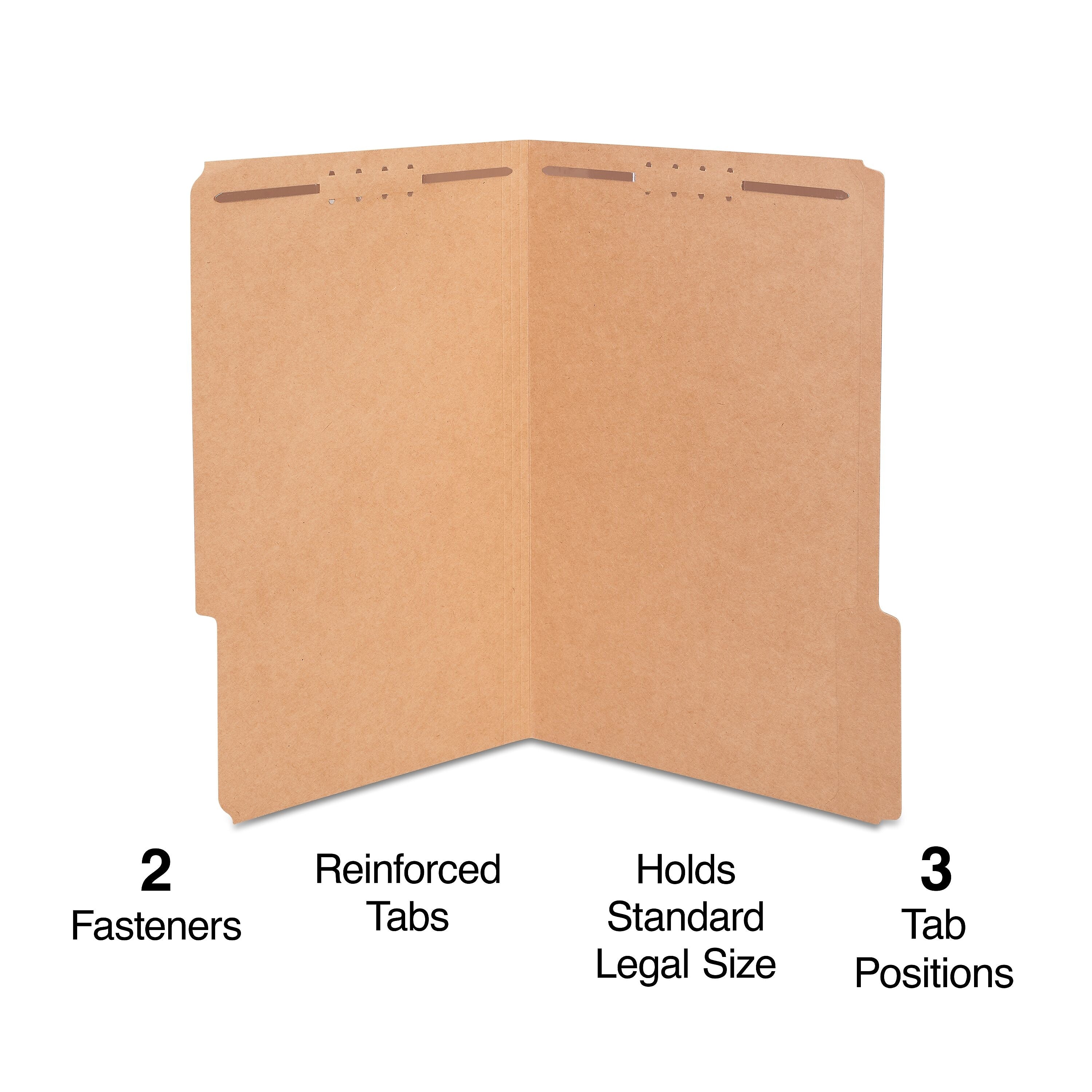 Staples® Reinforced Classification Folder, 2