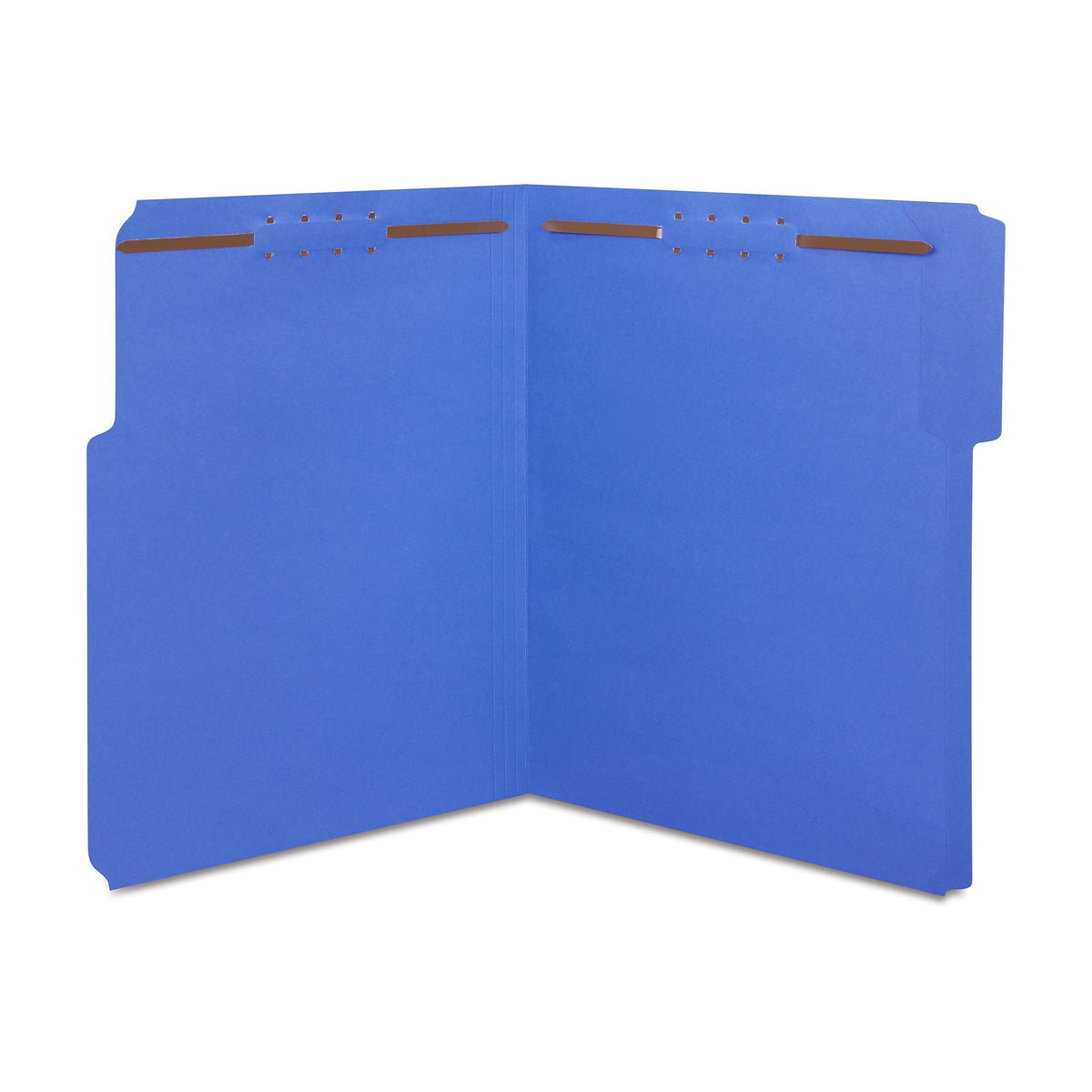 Staples® Reinforced Classification Folder, 2" Expansion, Letter Size, Blue, 50/Box