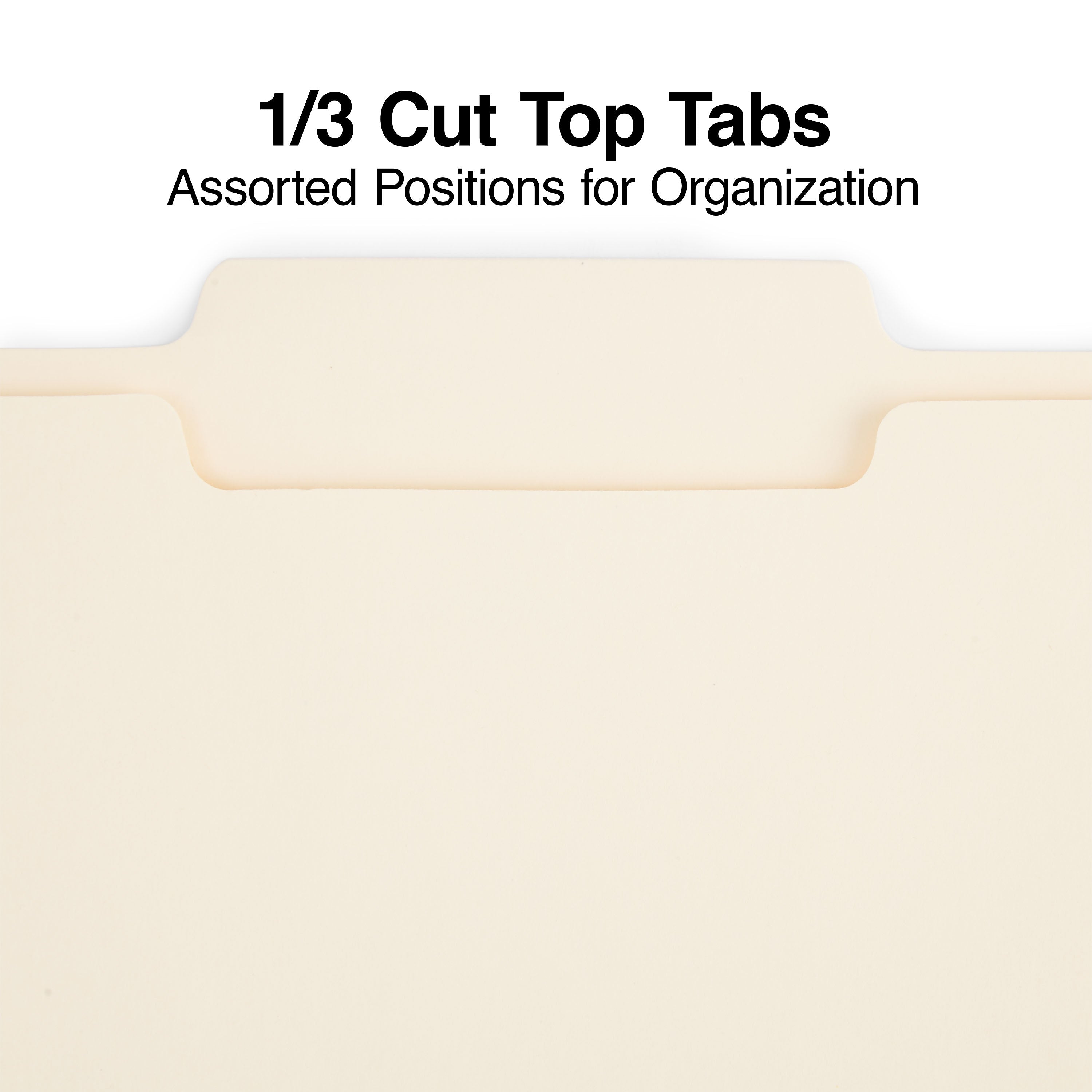 Staples® Reinforced Classification Folder, 2