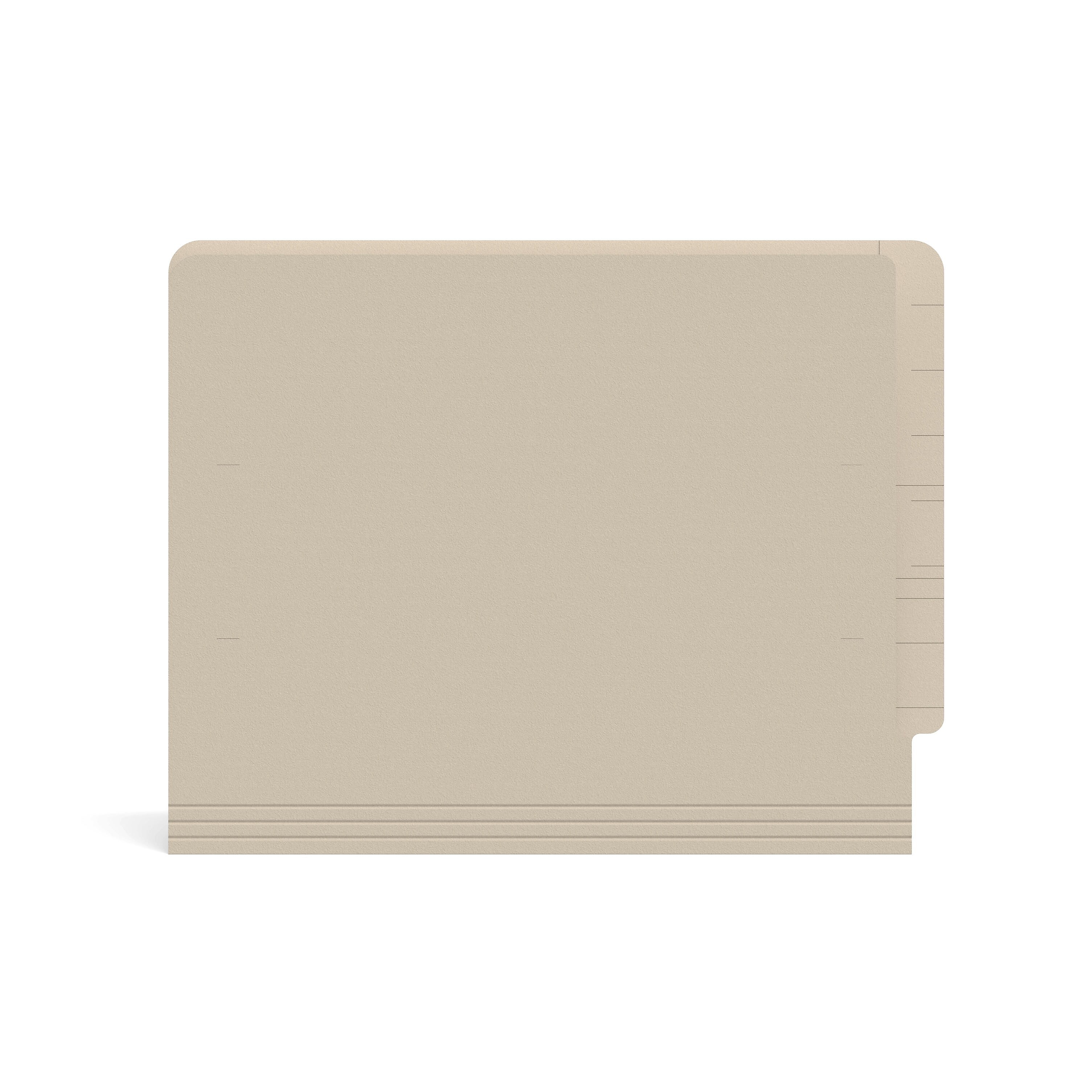 Staples® Reinforced Pressboard Classification Folder, Letter Size, Manila, 100/Box