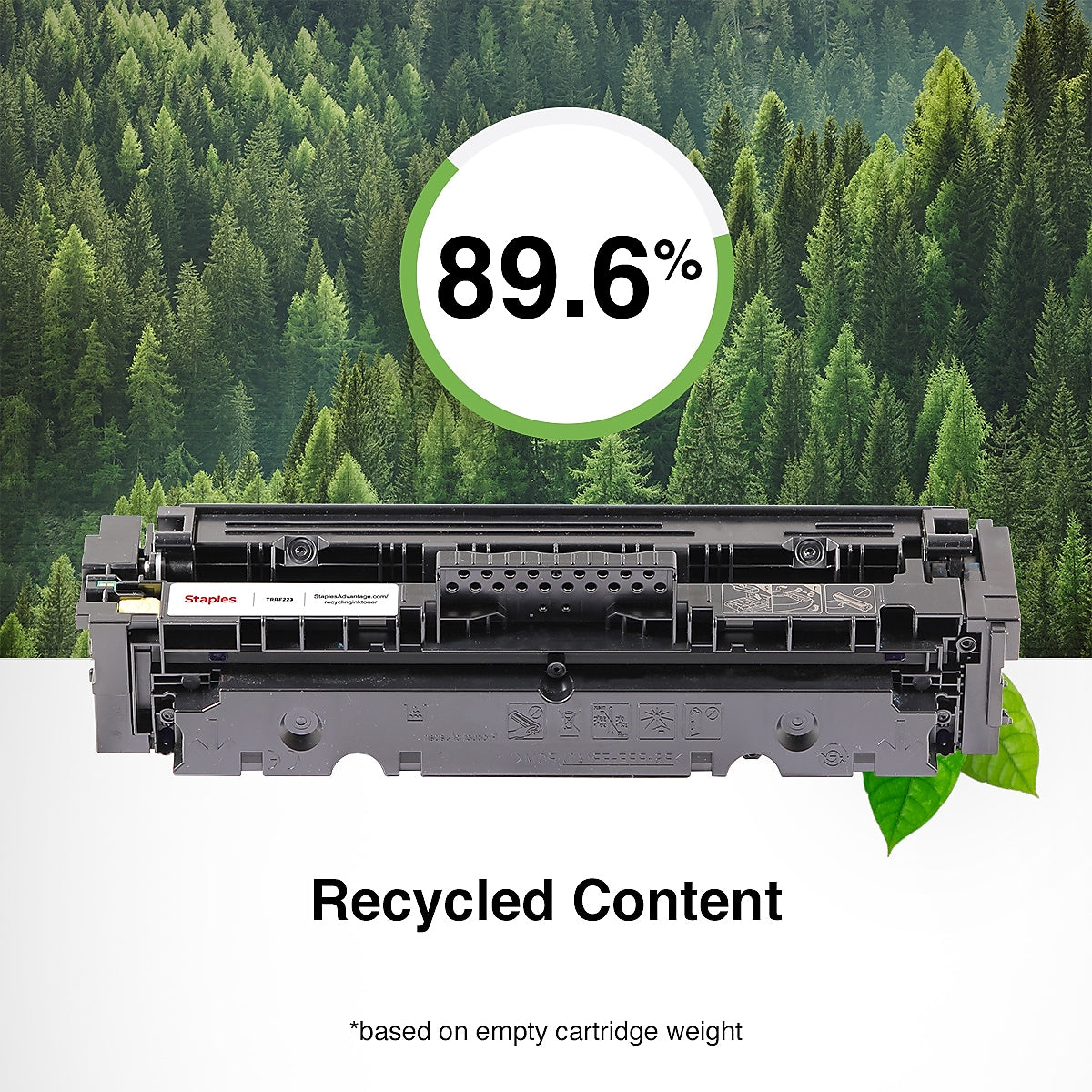 Staples Remanufactured Black Extended Yield Toner Cartridge Replacement for HP 90A