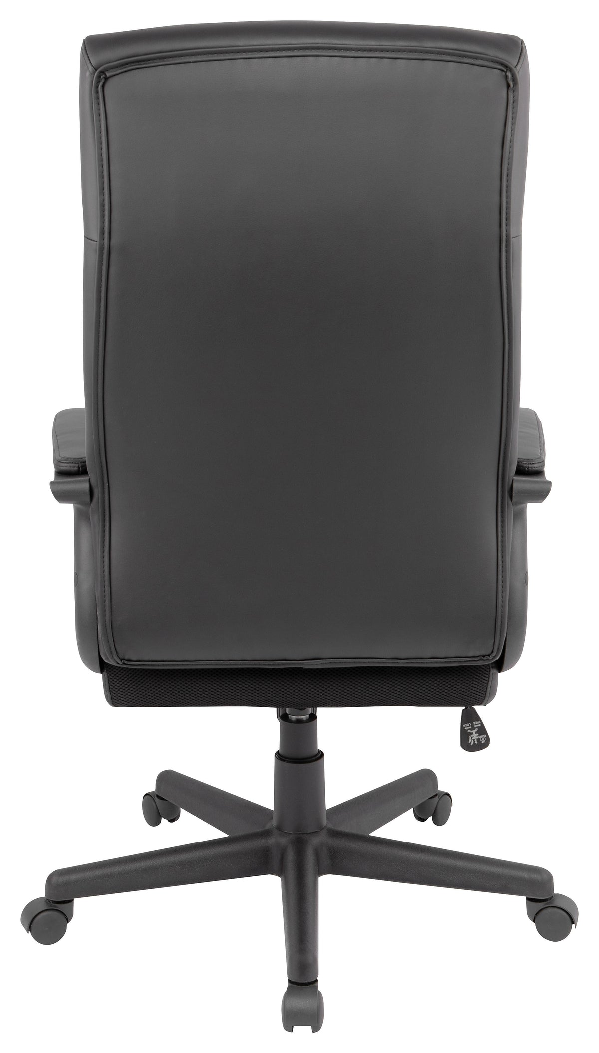 Staples Rutherford Luxura Ergonomic Faux Leather Swivel Manager Chair, Black