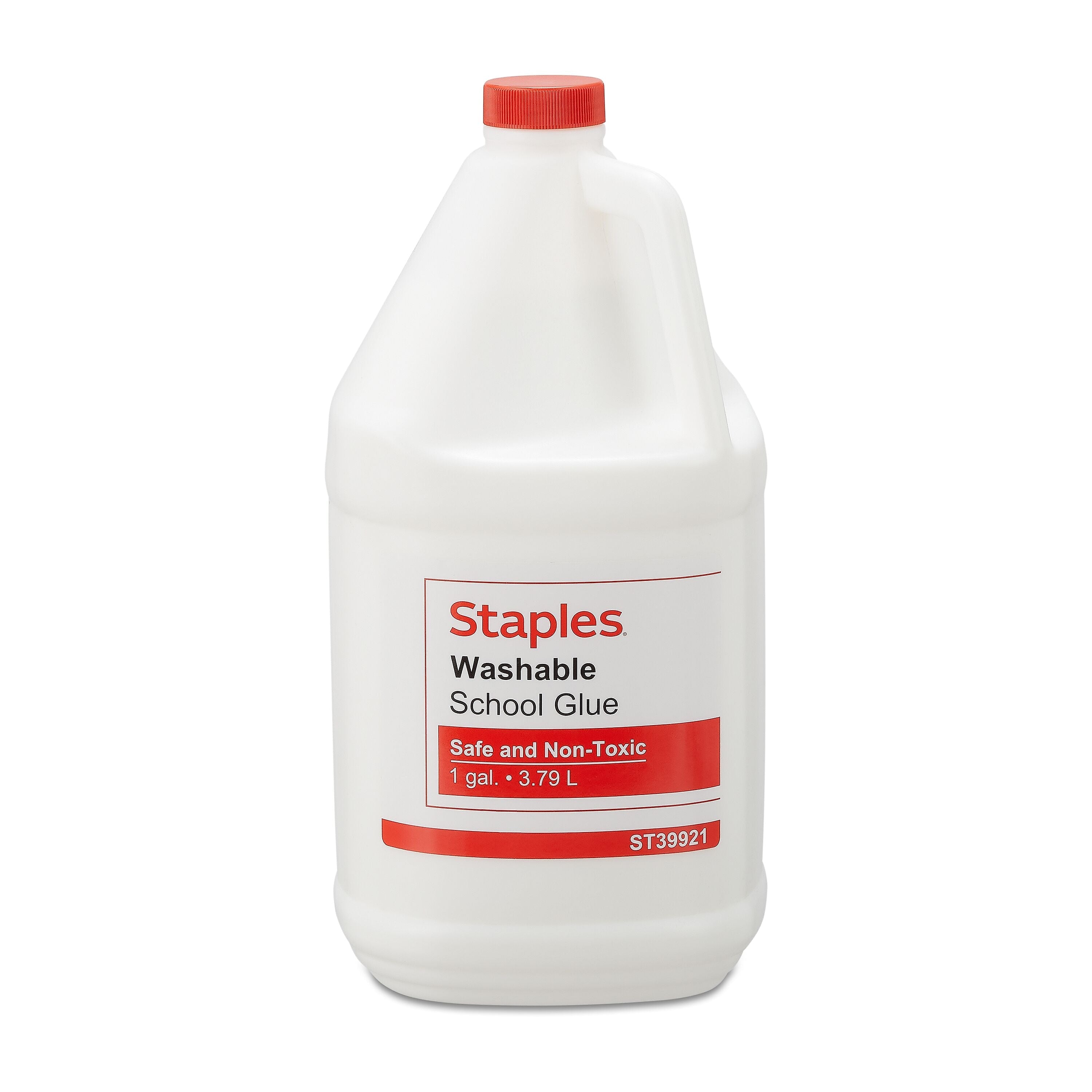 Staples School Washable School Glue, 128 oz., Tan