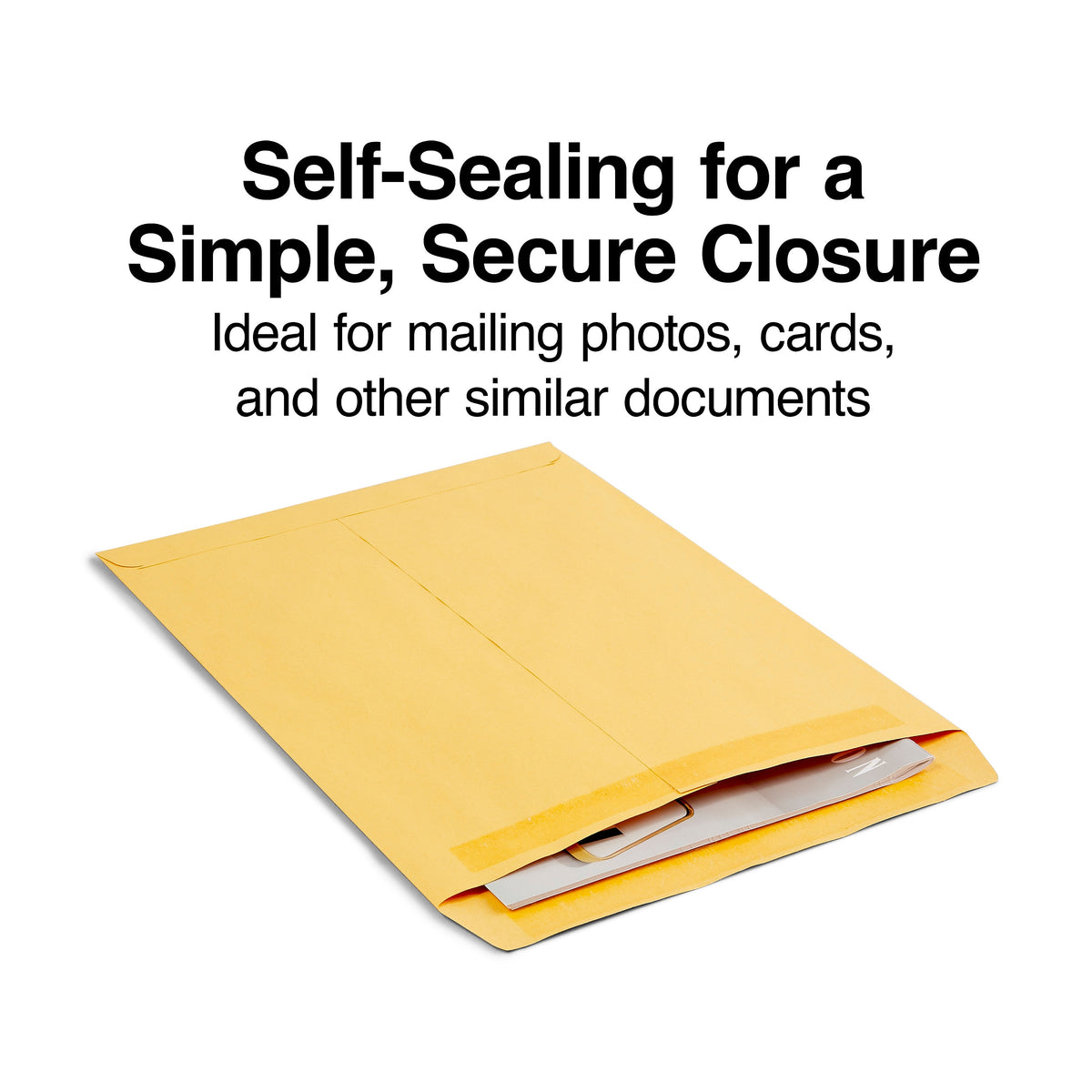 Staples Self Seal #13 1/2 Kraft Catalog Envelope, 10" x 13", Brown, 250/Box