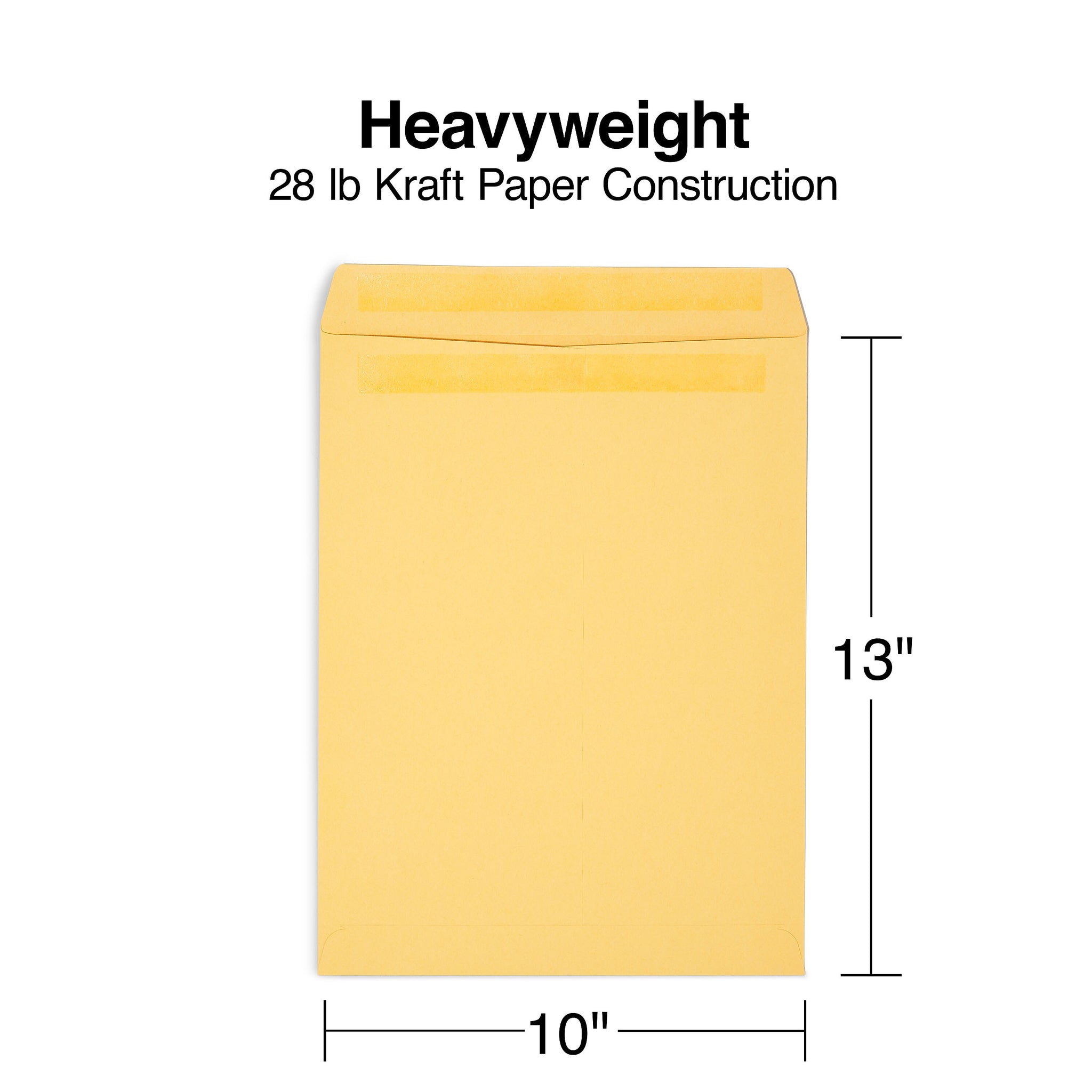 Staples Self Seal #13 1/2 Kraft Catalog Envelope, 10