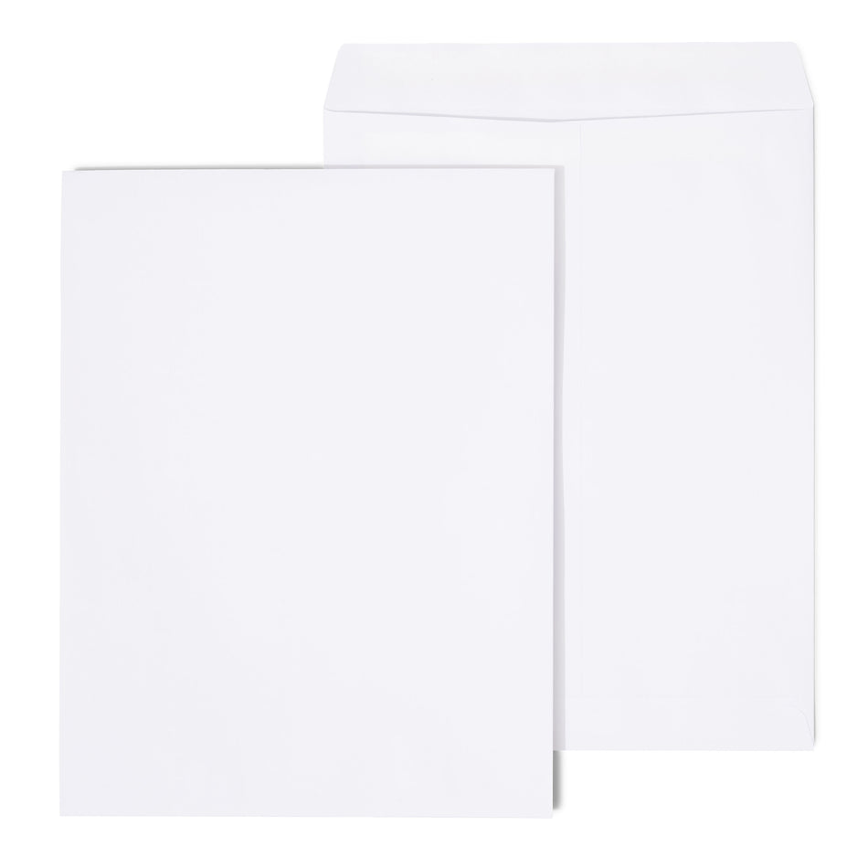 Staples Self Seal Catalog Envelopes, 10" x 13", White, 100/Box