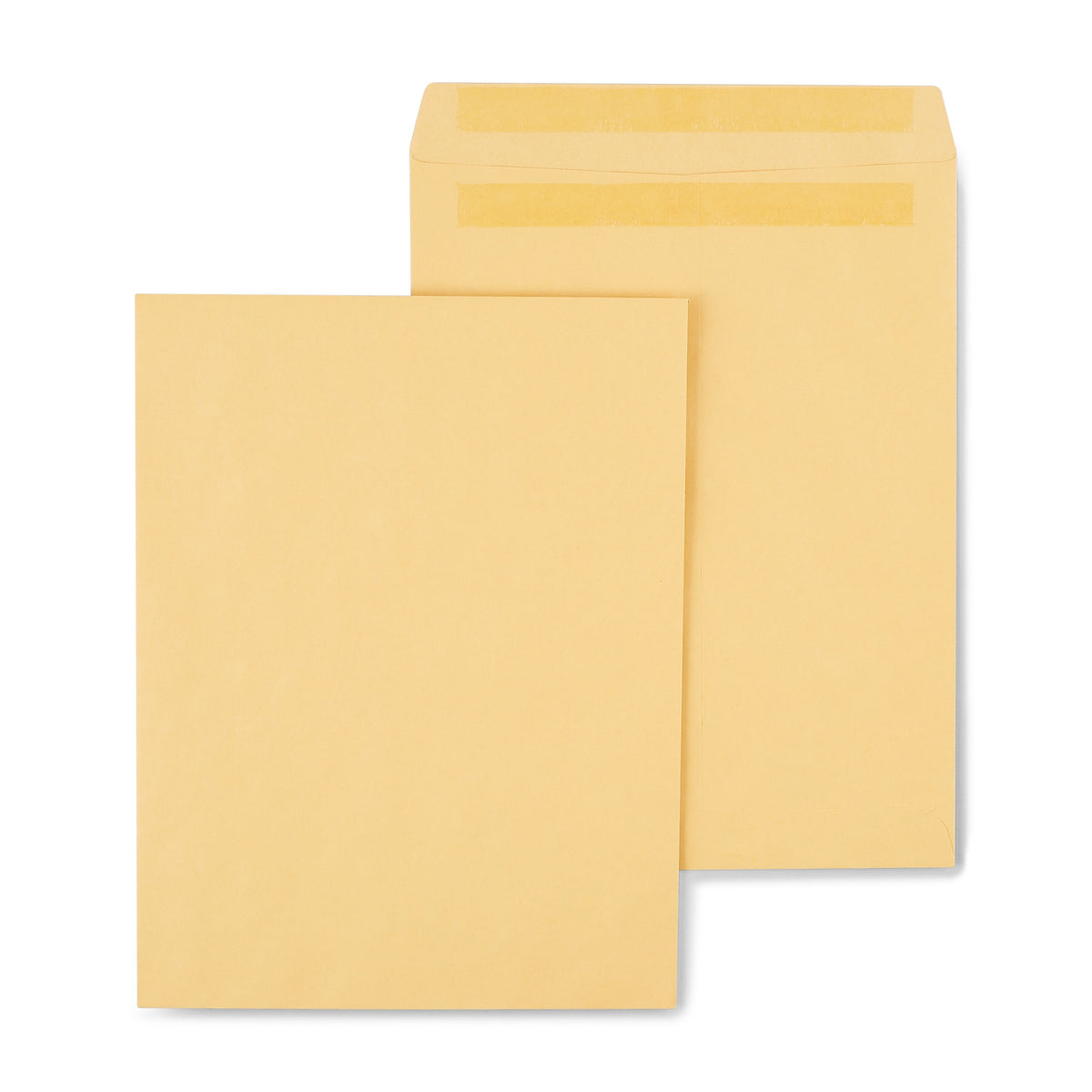 Staples Self Seal Catalog Envelopes, 10"L x 13"H, Brown, 100/Box