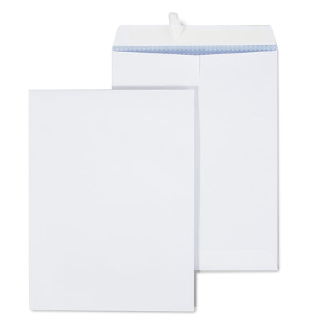 Staples Self Seal Catalog Envelopes, 9" x 12", White, 100/Box