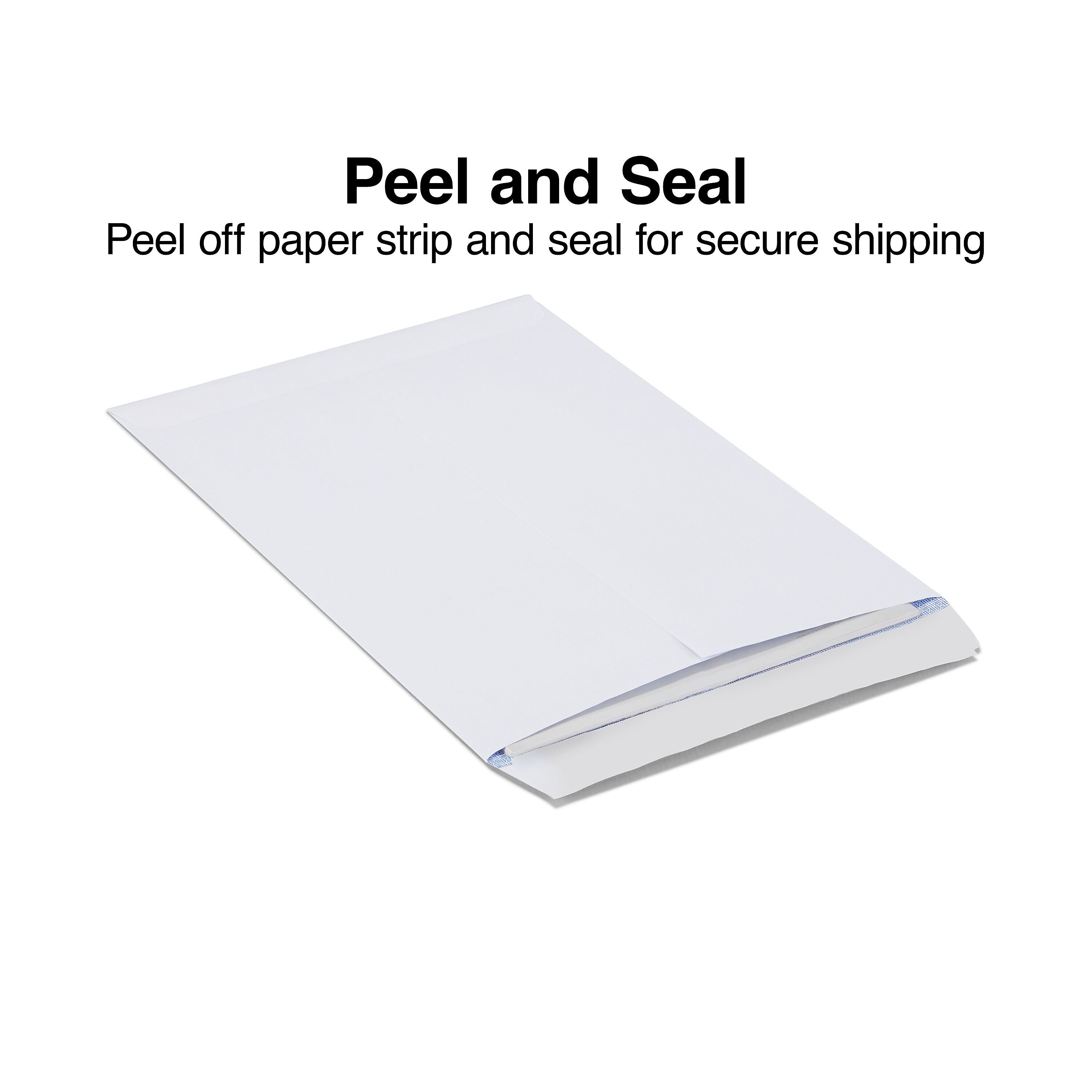 Staples Self Seal Catalog Envelopes, 9" x 12", White, 100/Box