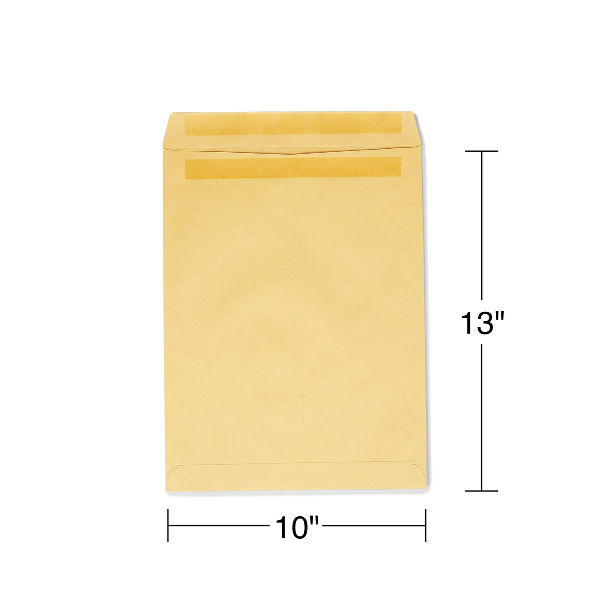 Staples Self Seal Kraft Catalog Envelopes, 10"L x 13"H, Brown, 100/Box