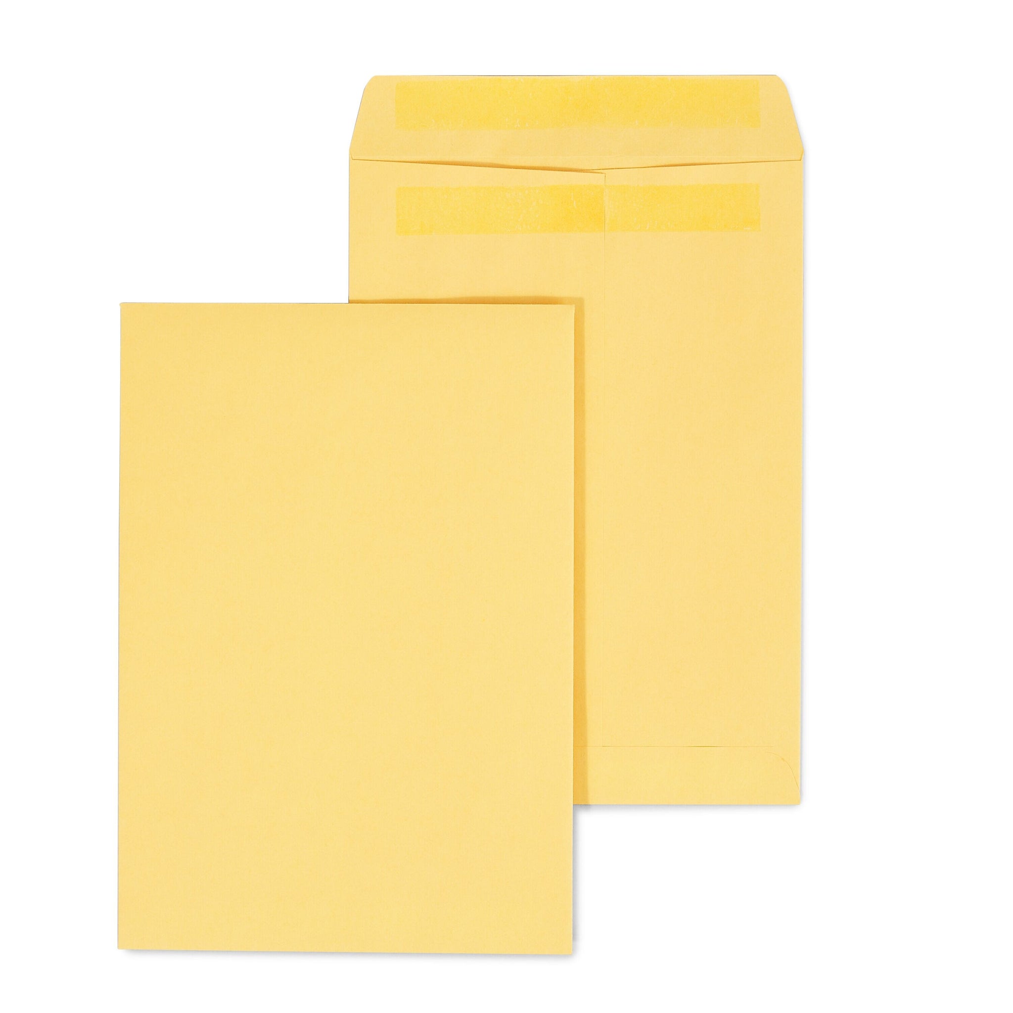 Staples Self Seal Kraft Catalog Envelopes, 7.5