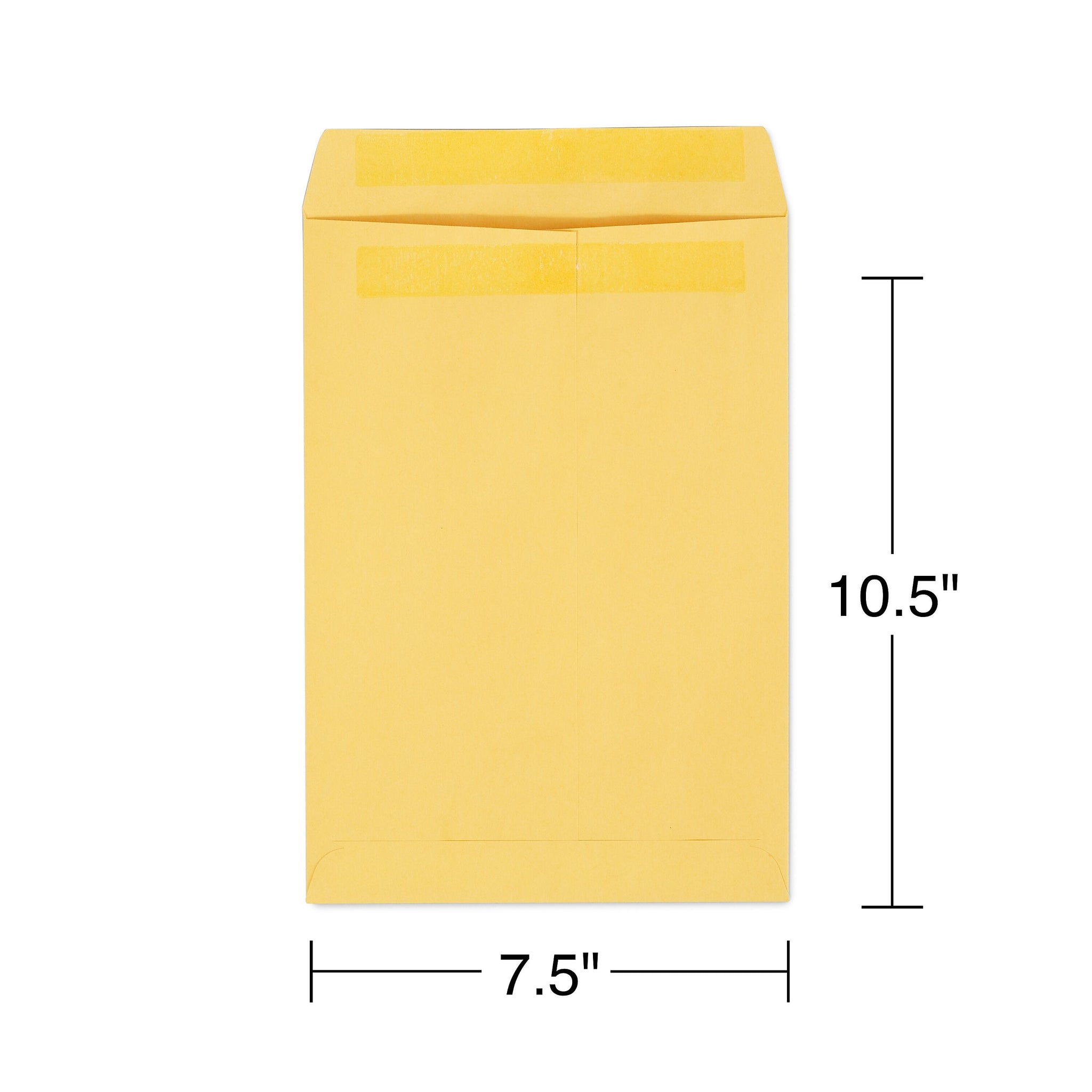 Staples Self Seal Kraft Catalog Envelopes, 7.5