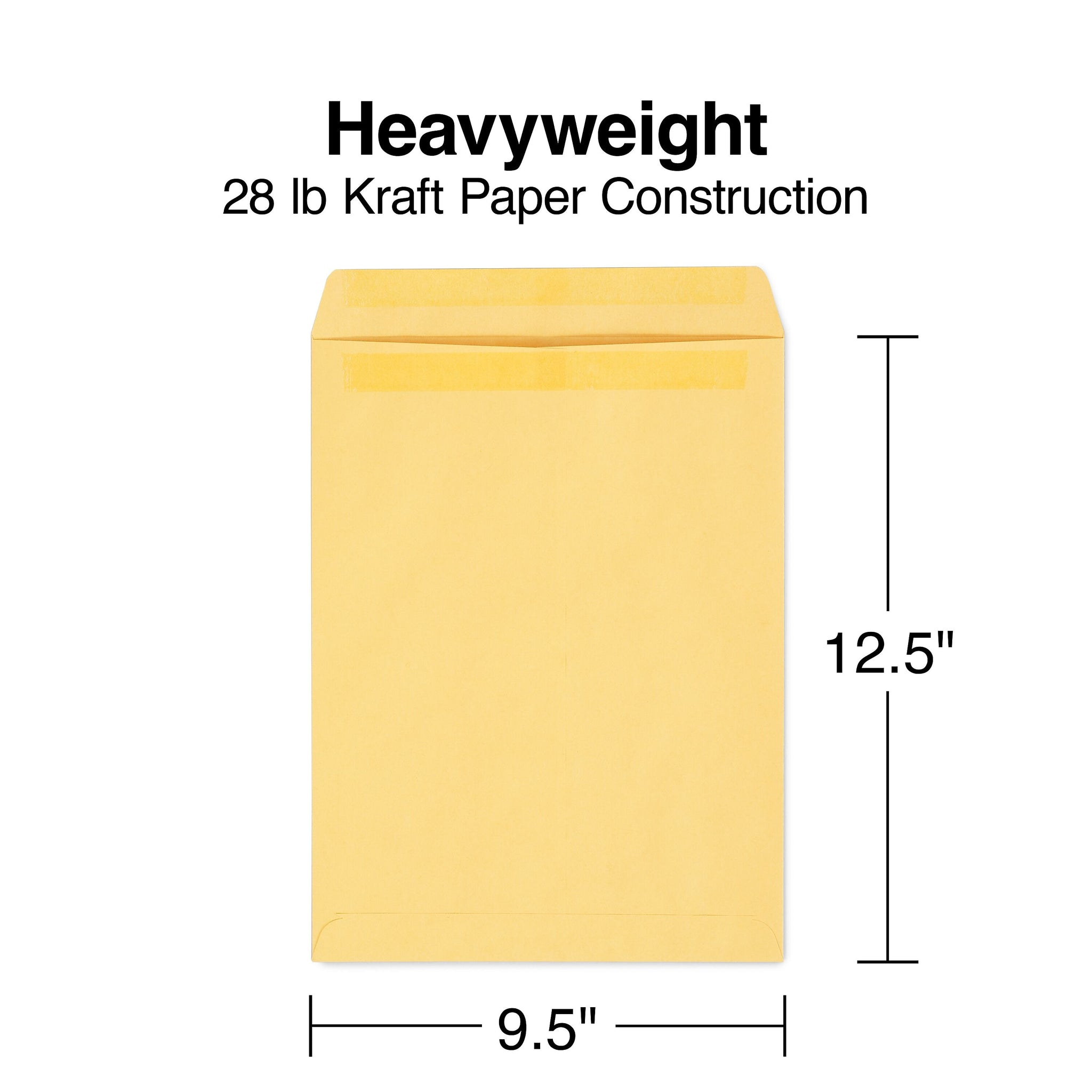 Staples Self Seal Kraft Catalog Envelopes, 9.5