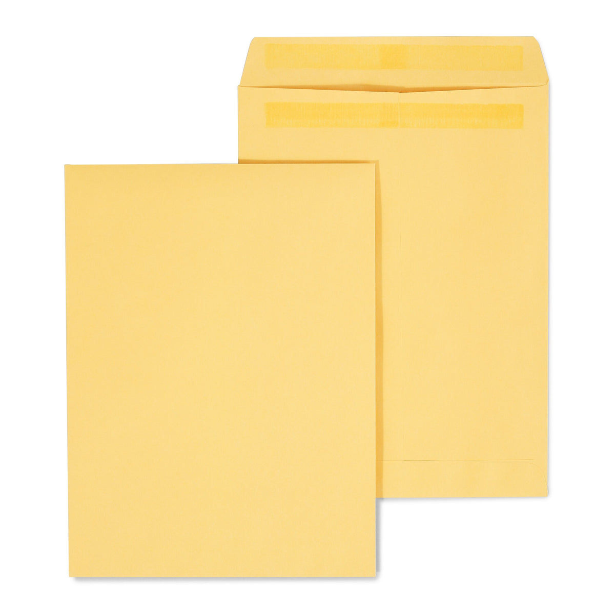 Staples Self Seal Kraft Catalog Envelopes, 9"L x 12"H, Brown, 100/Box