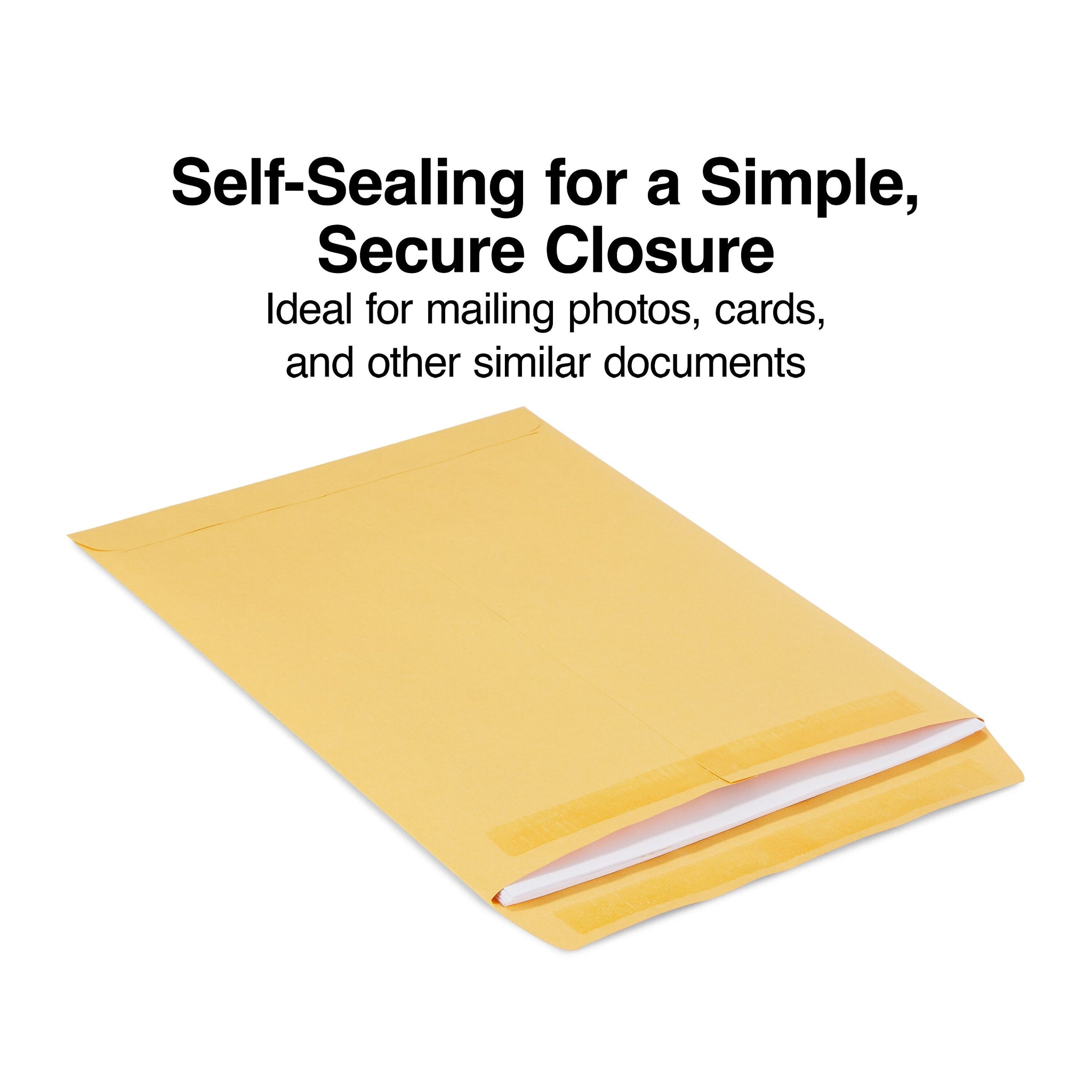 Staples Self Seal Kraft Catalog Envelopes, 9