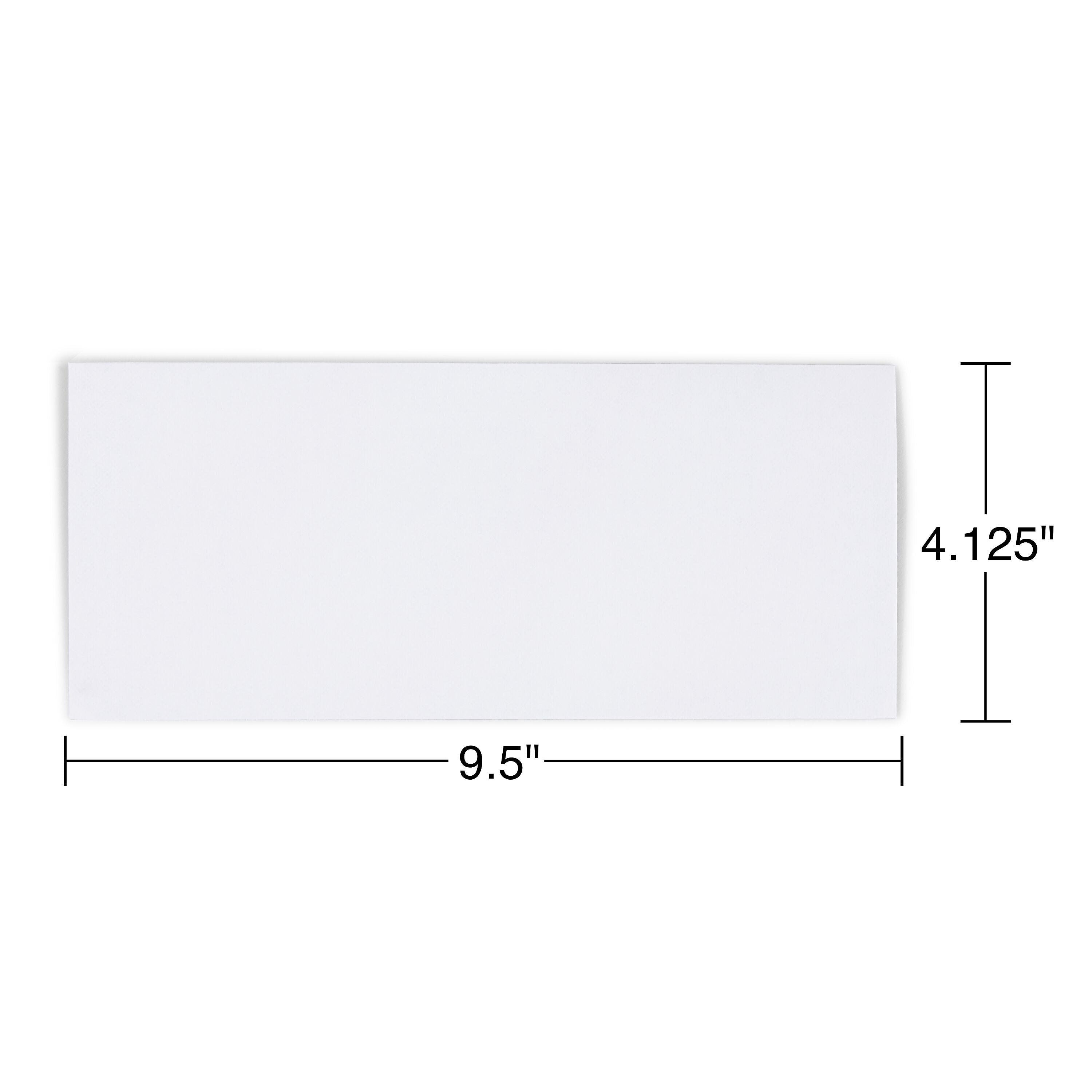 Staples Self Seal Security Tinted #10 Business Envelopes, 4 1/8