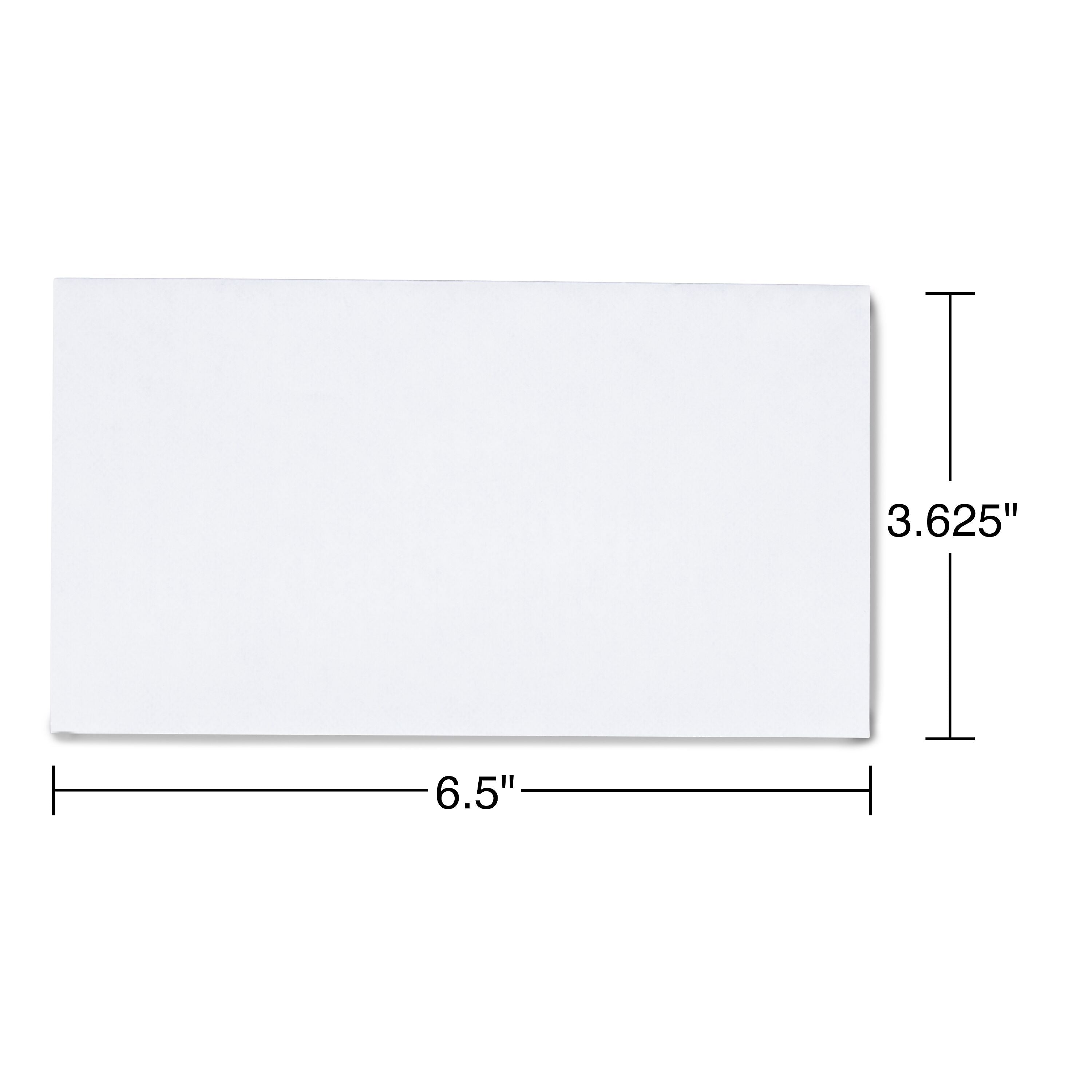 Staples Self Seal Security Tinted #6 3/4 Business Envelopes, 3 5/8" x 6 1/2", White, 50/Box