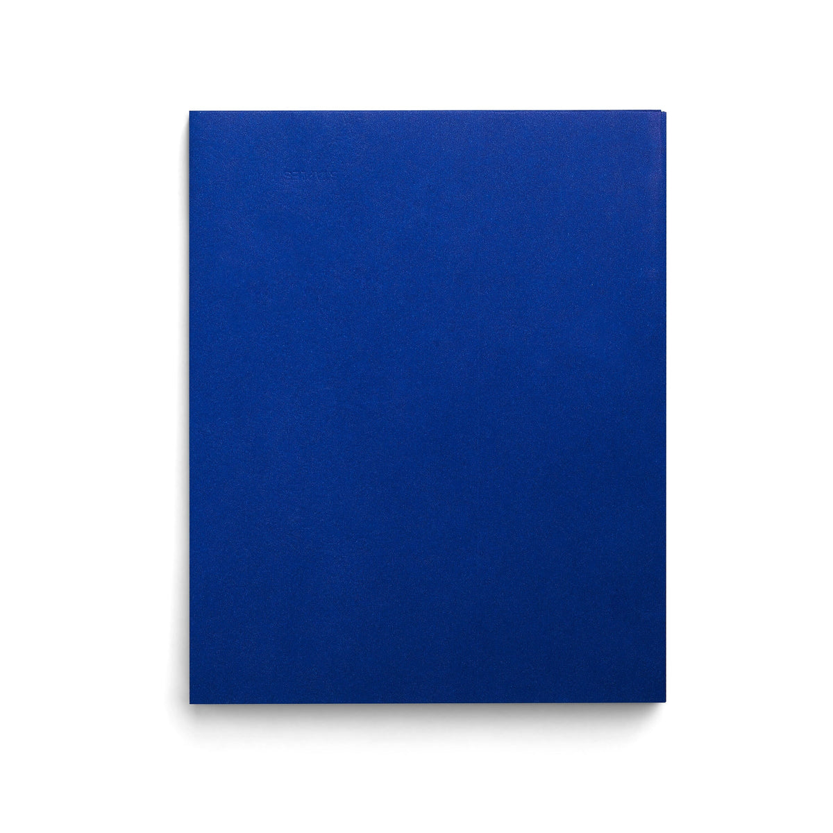 Staples Smooth 2-Pocket Paper Folder, Electric Blue, 25/Box