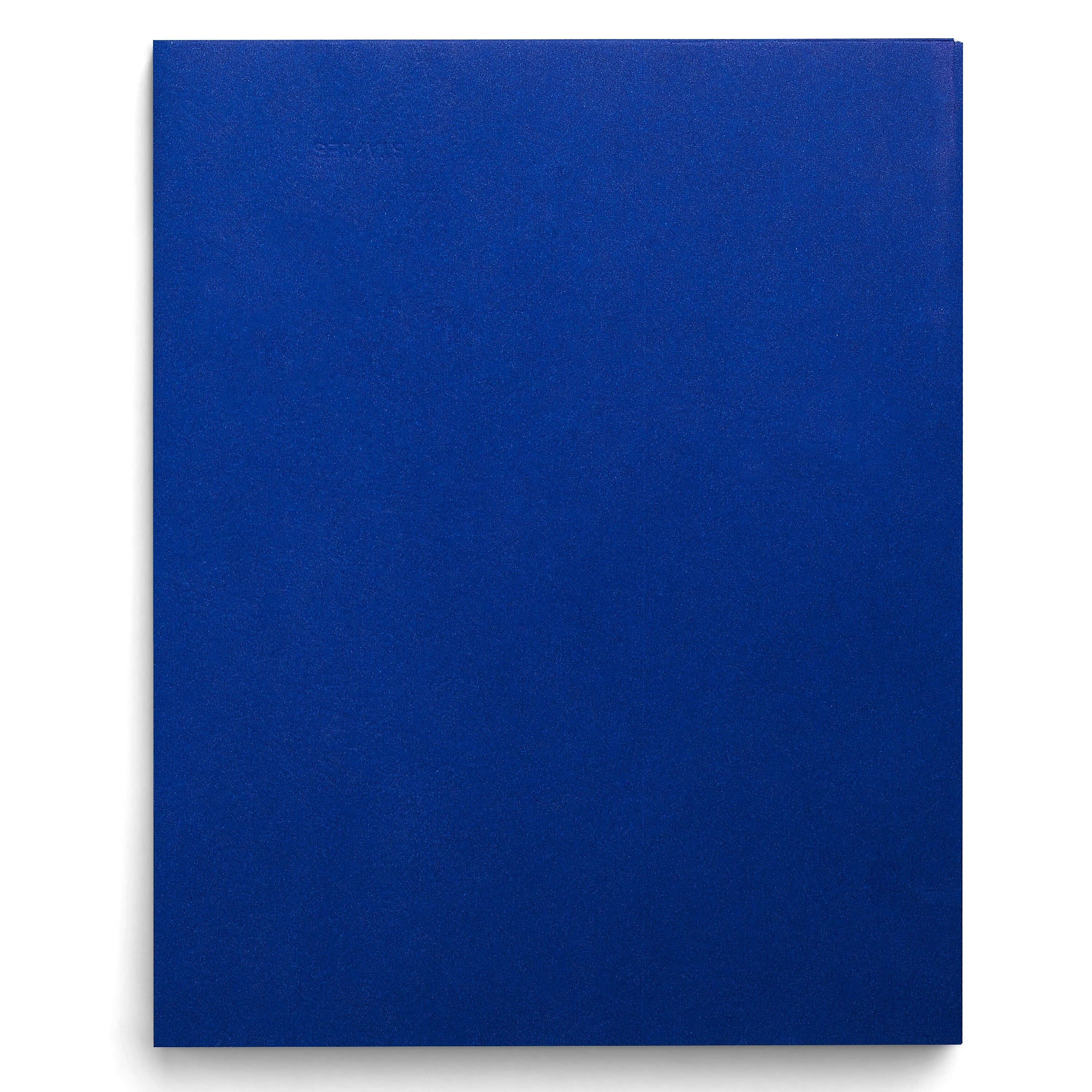 Staples Smooth 2-Pocket Paper Folder, Electric Blue, 25/Box