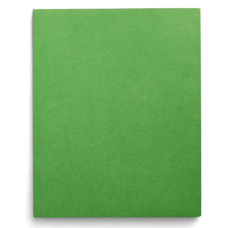 Staples Smooth 2-Pocket Paper Folder, Green, 25/Box