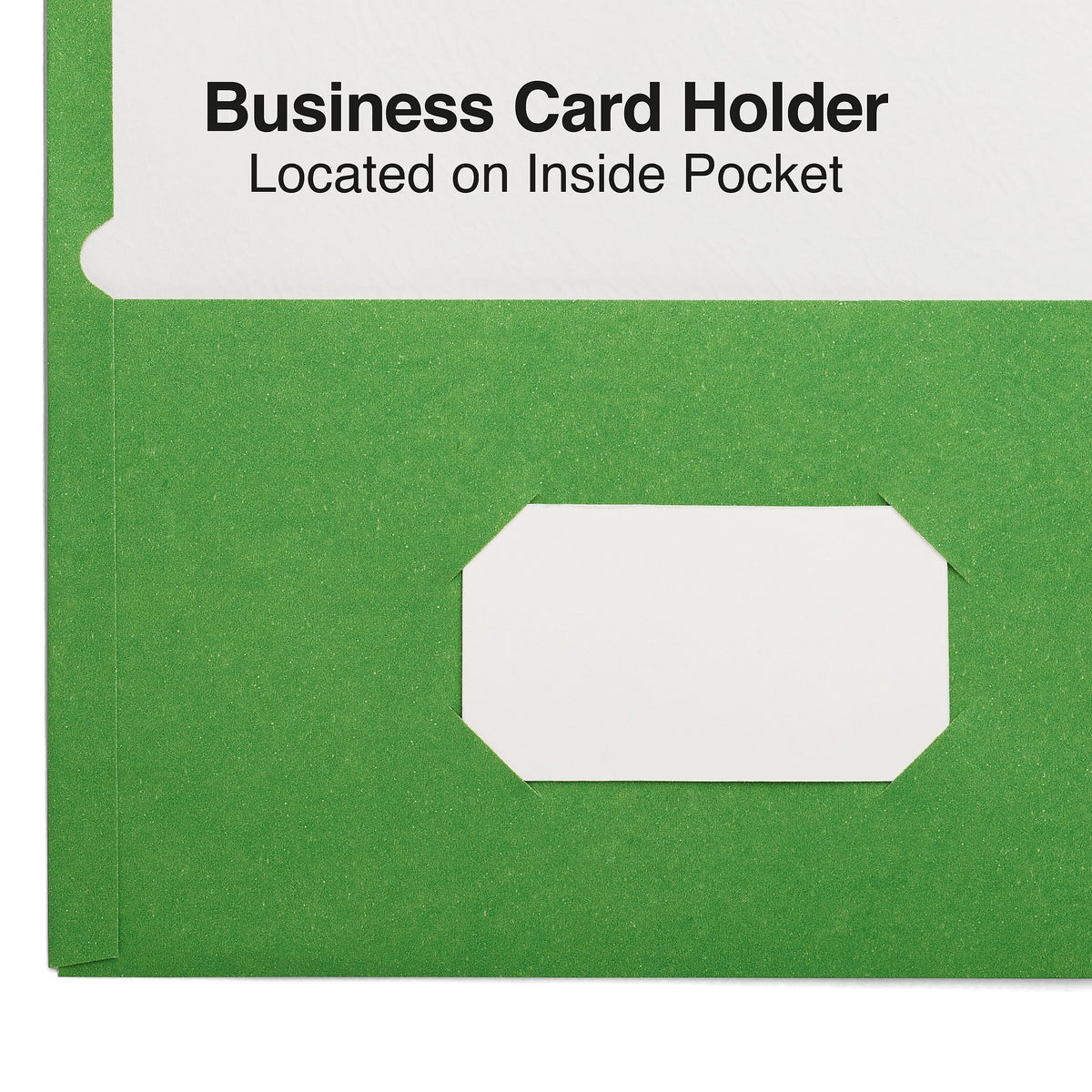 Staples Smooth 2-Pocket Paper Folder, Green, 25/Box