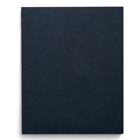 Staples Smooth 2-Pocket Paper Folder, Navy, 25/Box