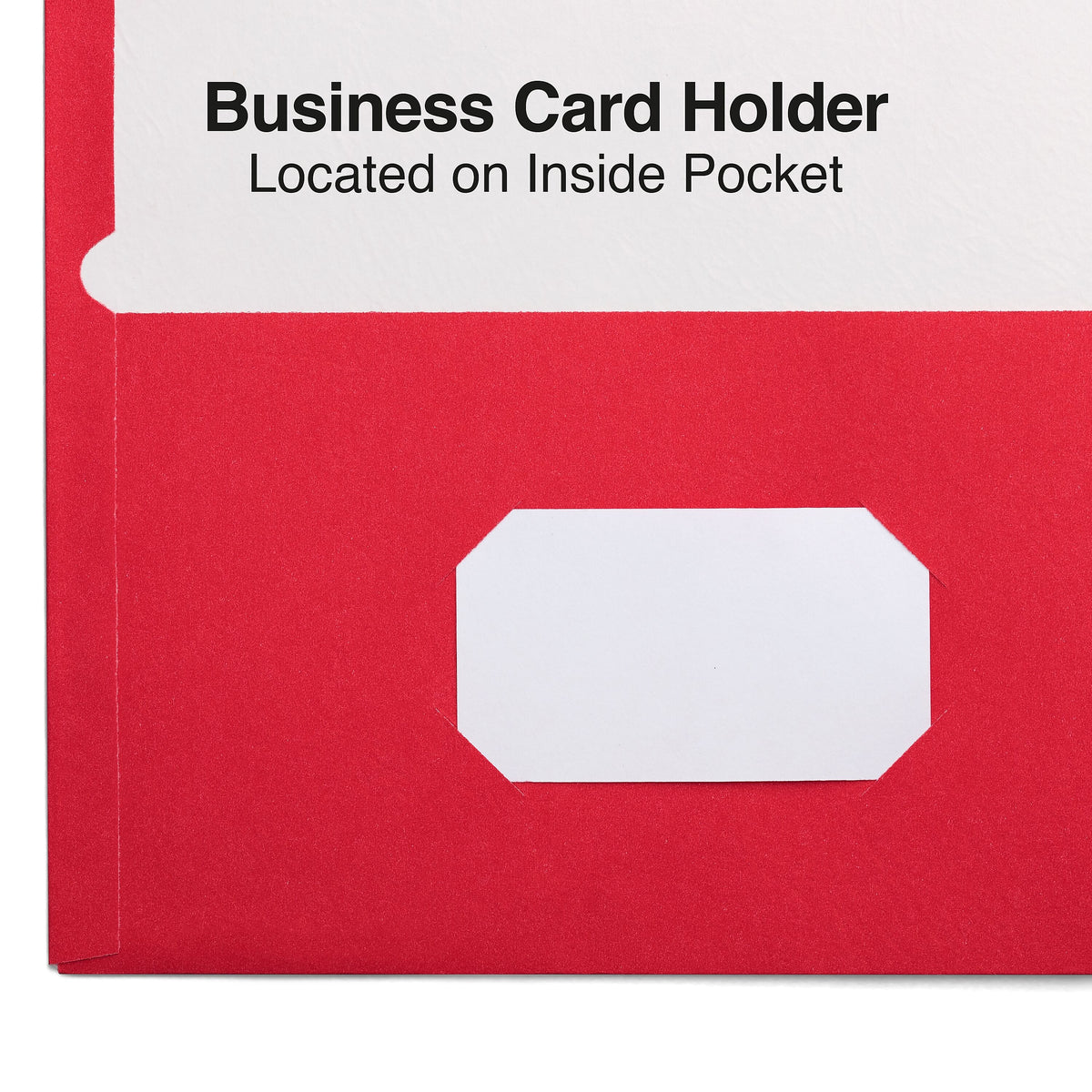 Staples Smooth 2-Pocket Paper Folder, Red, 25/Box