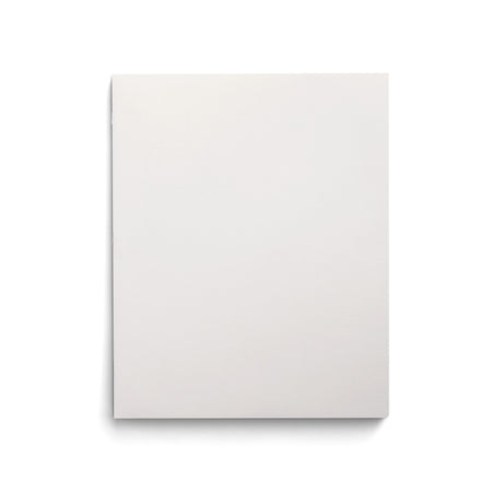 Staples Smooth 2-Pocket Paper Folder with Fasteners, White, 25/Box