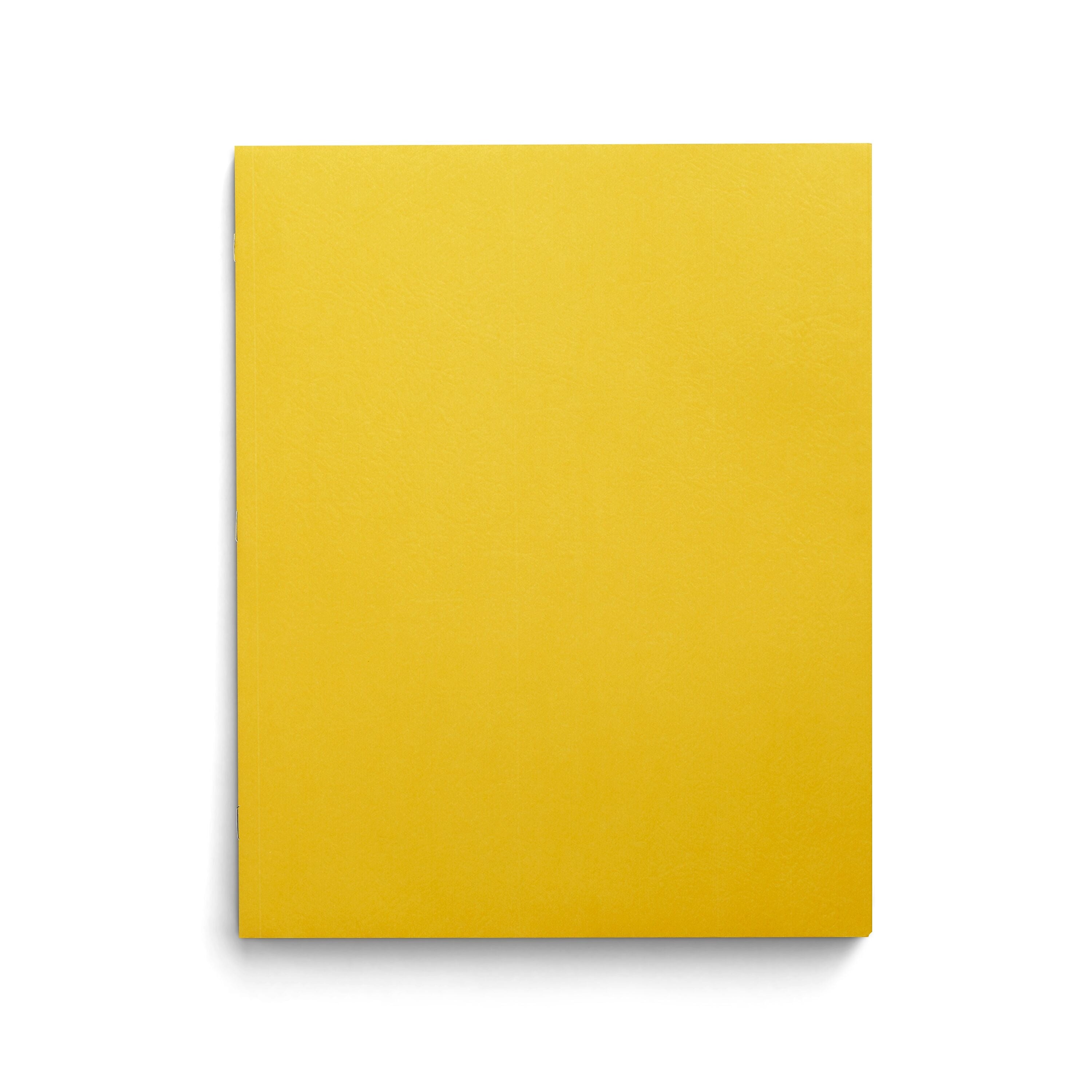 Staples Smooth 2-Pocket Paper Folder, Yellow, 25/Box