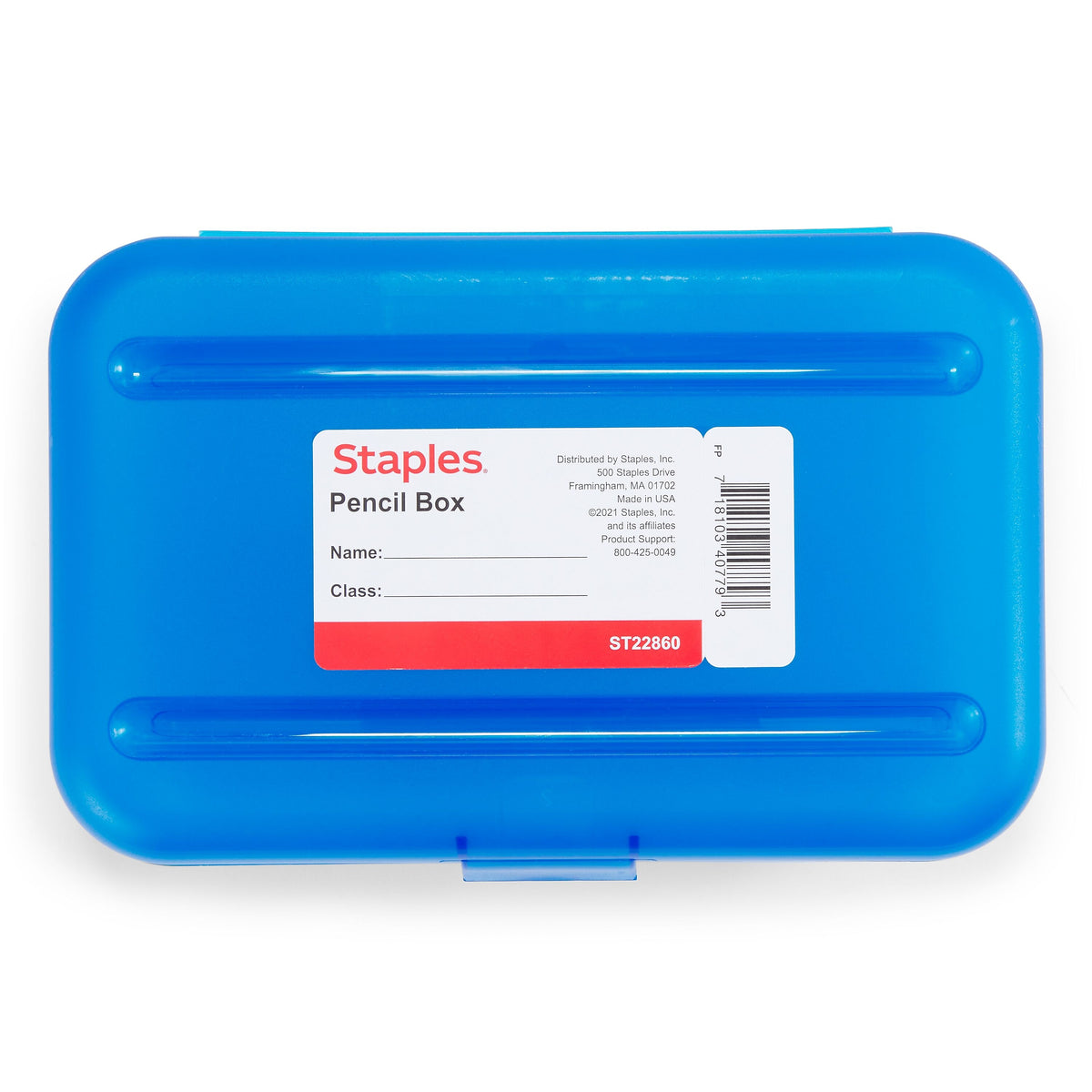 Staples Snap Plastic Cases, Blue