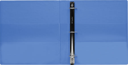 Staples Standard 1" 3-Ring View Binder, Periwinkle