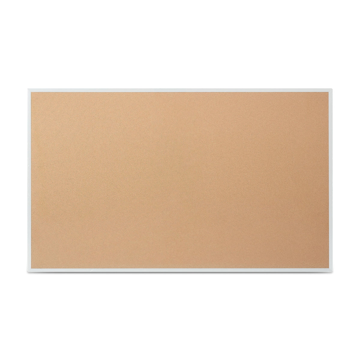 Staples Standard Durable Cork Bulletin Board, Aluminum Frame, 5'W x 3'H